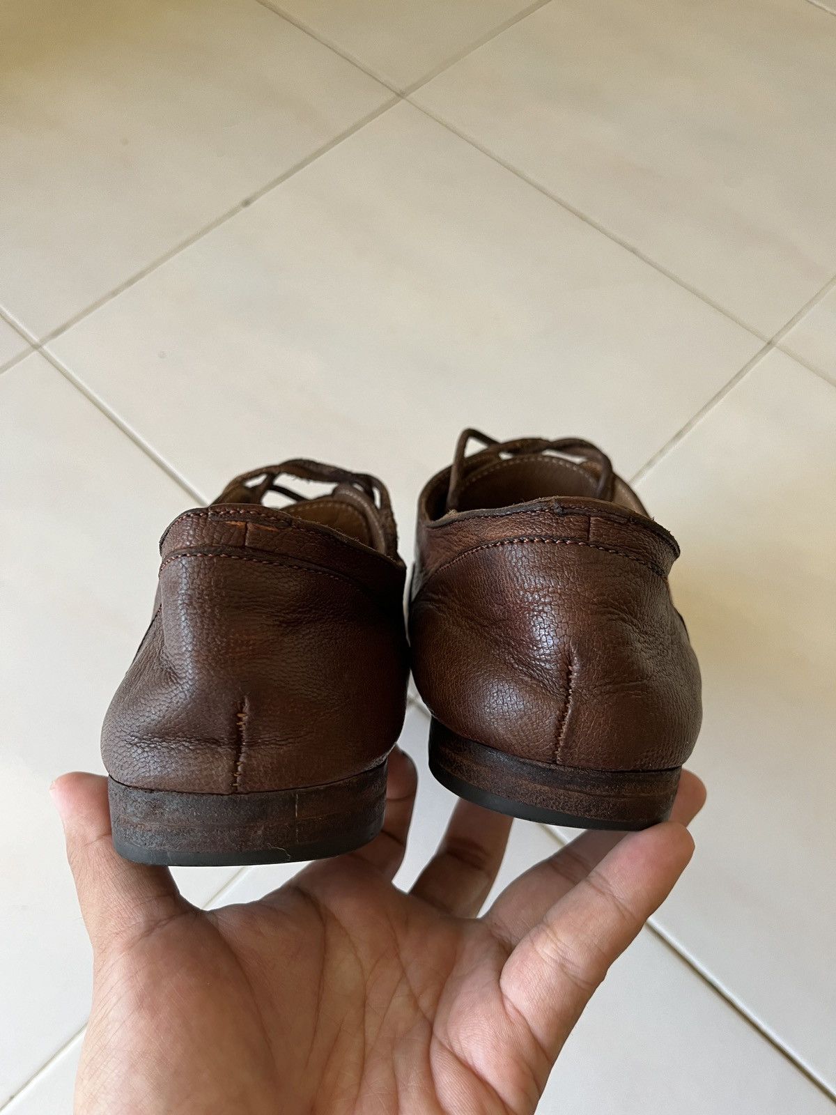 CHRISTIAN PEAU CHRISTIAN PEAU Leather Derby Guidi, christian carol poell Size US 9 / IT 39 - 4 Thumbnail