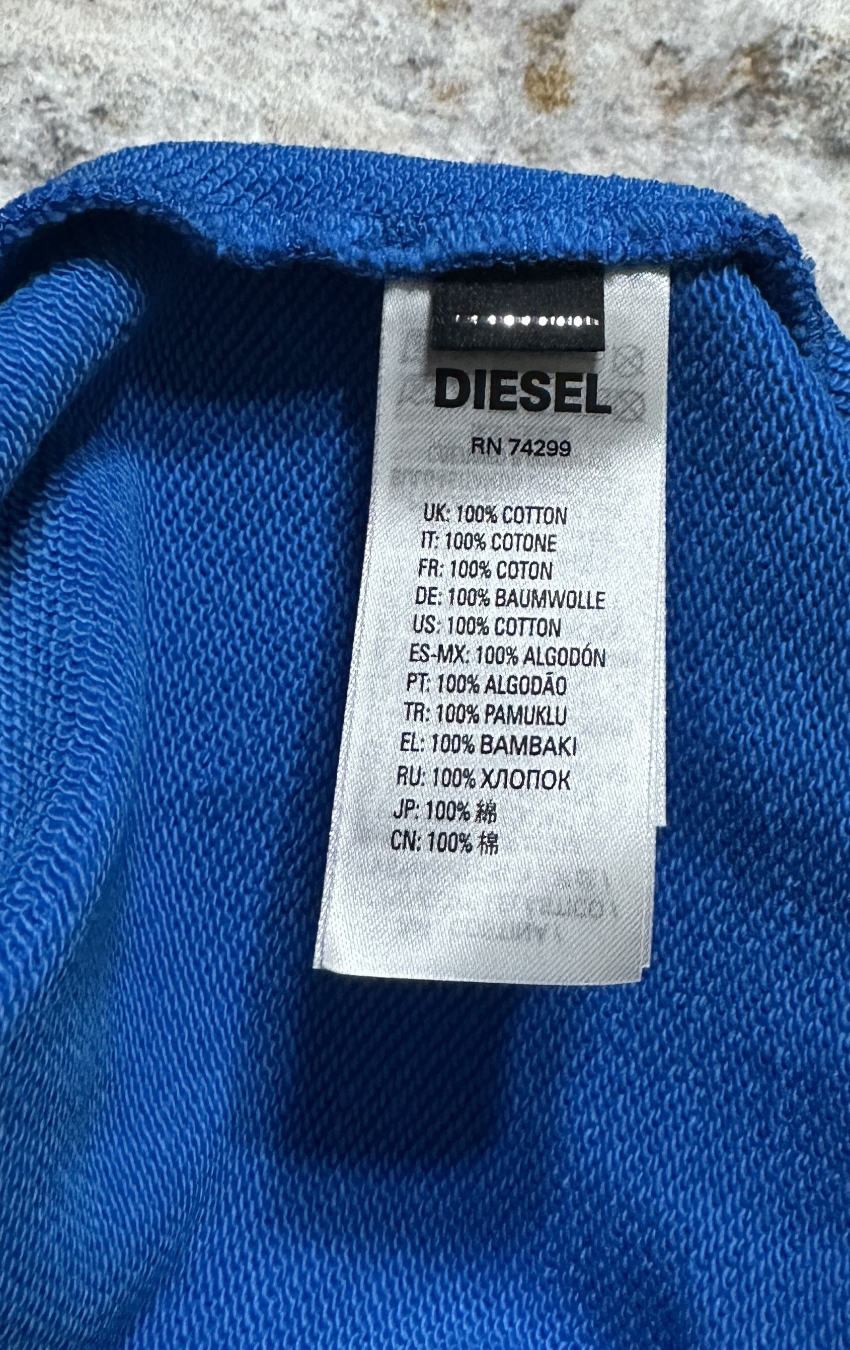 Diesel Blue sweatshirt Size M / US 6-8 / IT 42-44 - 6 Thumbnail