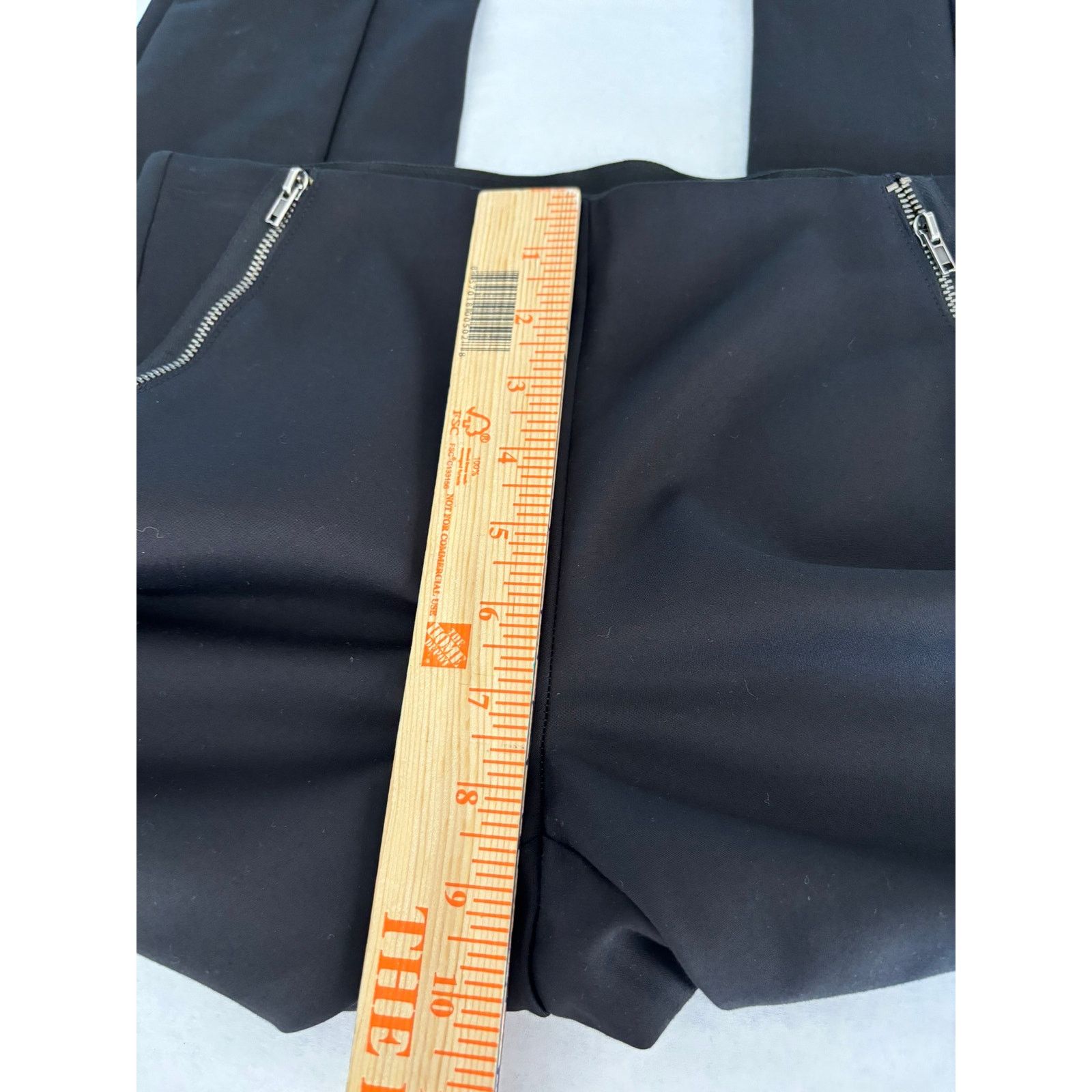 Theory Theory Black Zippers Skinny Dress Pants Size 6 Size 28" / US 6 / IT 42 - 6 Thumbnail