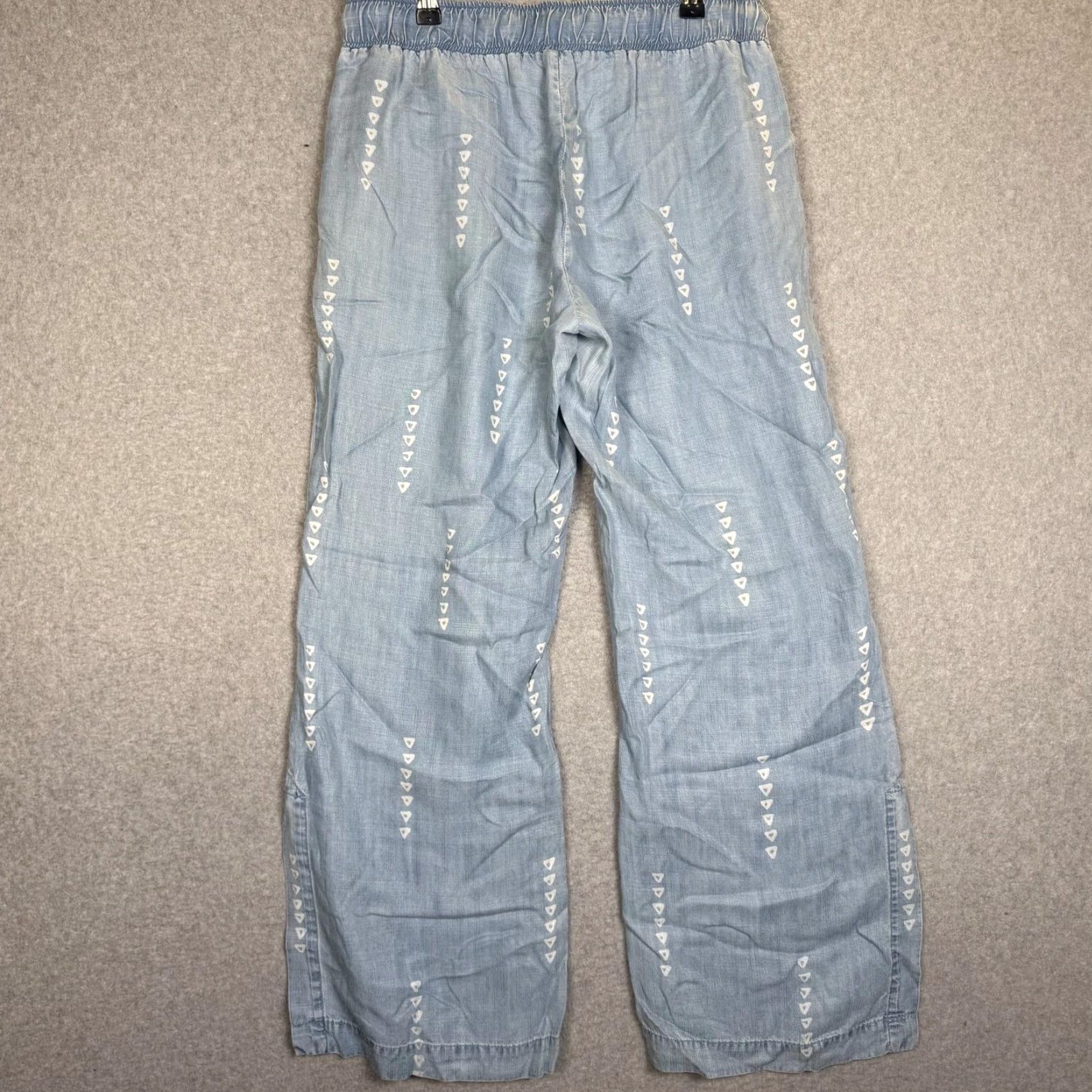 CLOT Cloth and Stone Jeans Women Wide-Leg Chambray Blue M Medium Size Size 32" / US 10 / IT 46 - 6 Thumbnail