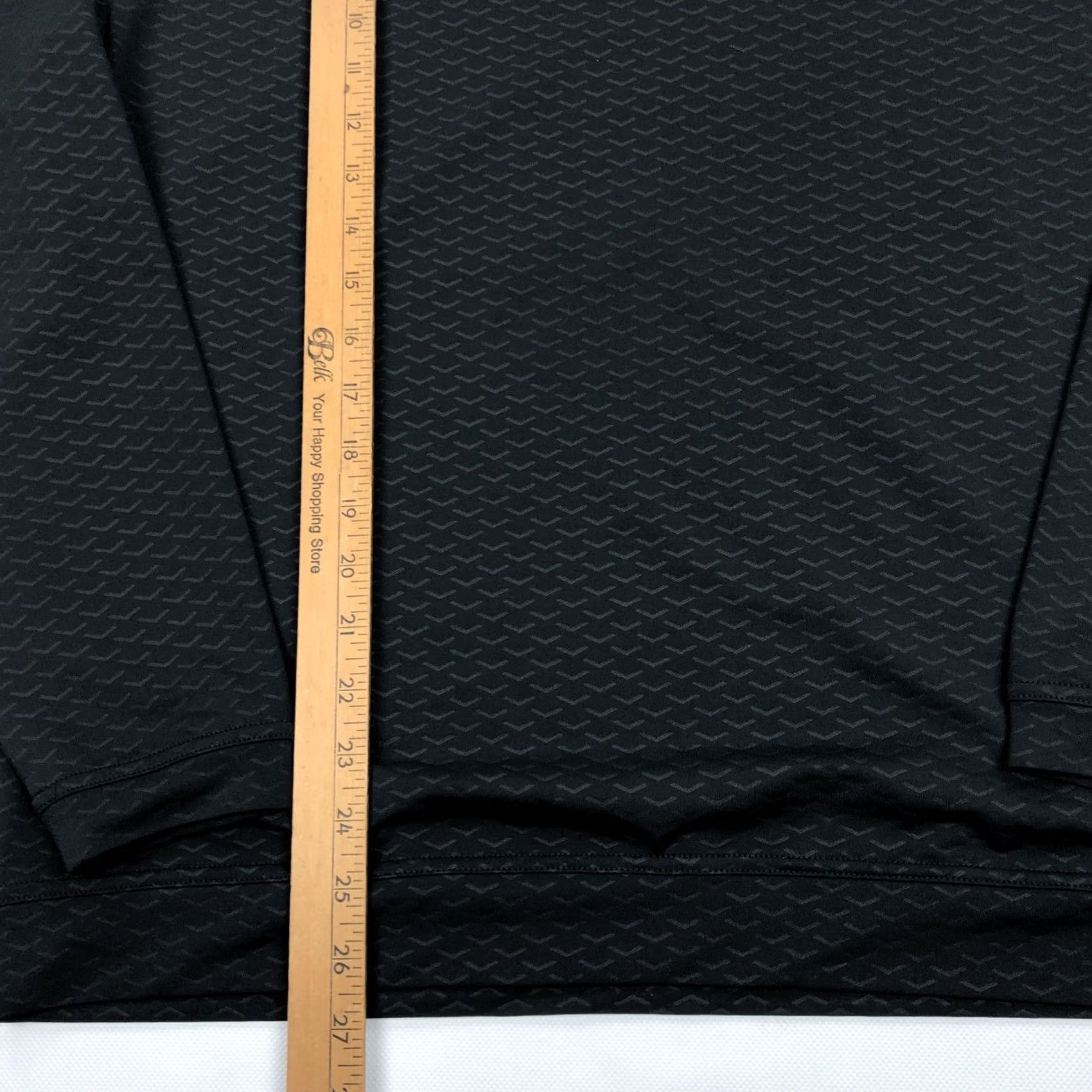 Peter Millar Peter Millar Swag Crown Pullover Hoodie Men L Black Activewear Golf Pullover Hooded Knit Polyester Spandex All Seasons Breathable Logo Textured Size US L / EU 52-54 / 3 - 5 Thumbnail