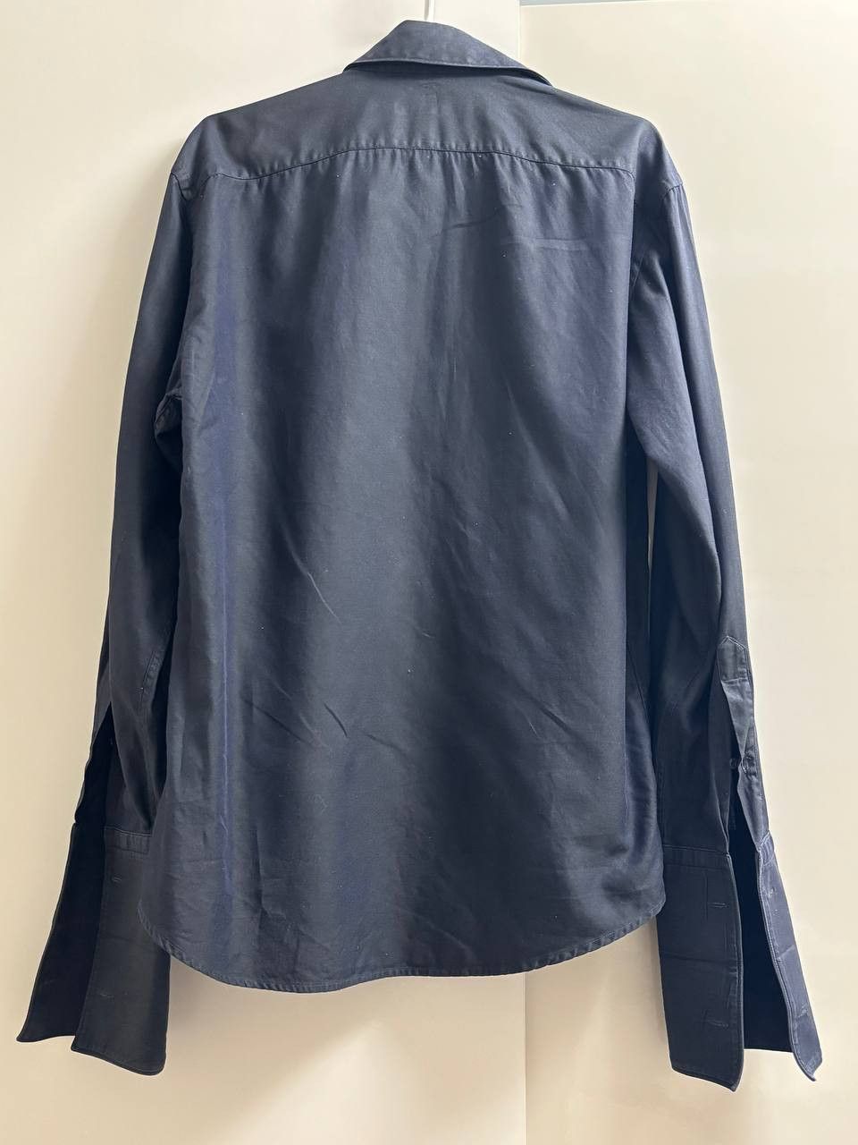Gucci Gucci Black Cotton Shirt Size 41/16 Italy Long Cuffs Size US L / EU 52-54 / 3 - 7 Thumbnail
