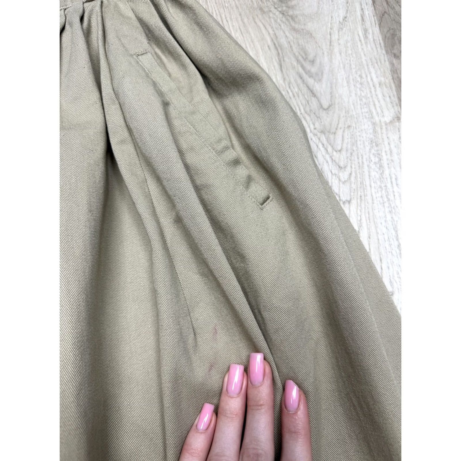 Ralph Lauren Ralph Lauren Country Vintage Skirt Made In USA Size USA 6 Long Maxi Beige Cotton Women Skirt 6 Vintage Womens Usa 6 Size 28" / US 6 / IT 42 - 3 Thumbnail