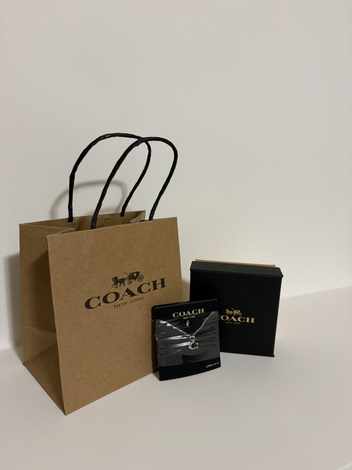 Coach Silver Coach "C" Necklace Size ONE SIZE - 1 Thumbnail