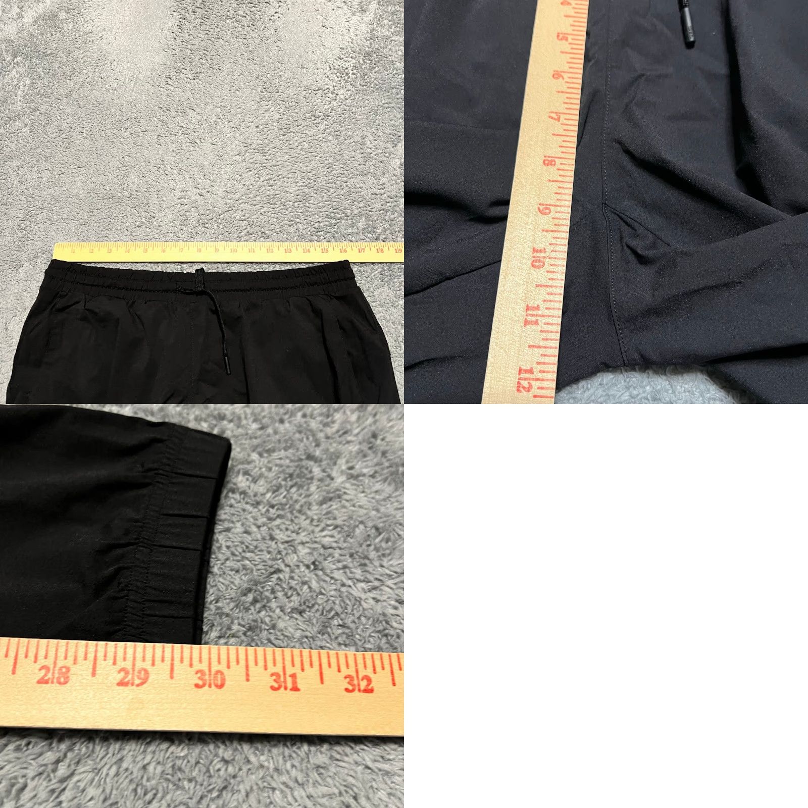 Vintage UNRL Pants Mens Large Black Performance Jogger Athletic Size US 33 - 8 Thumbnail