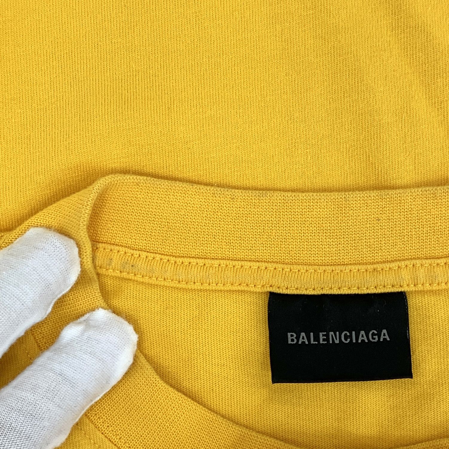 Balenciaga Balenciaga Logo T-Shirt Yellow (M) Size US M / EU 48-50 / 2 - 9 Thumbnail