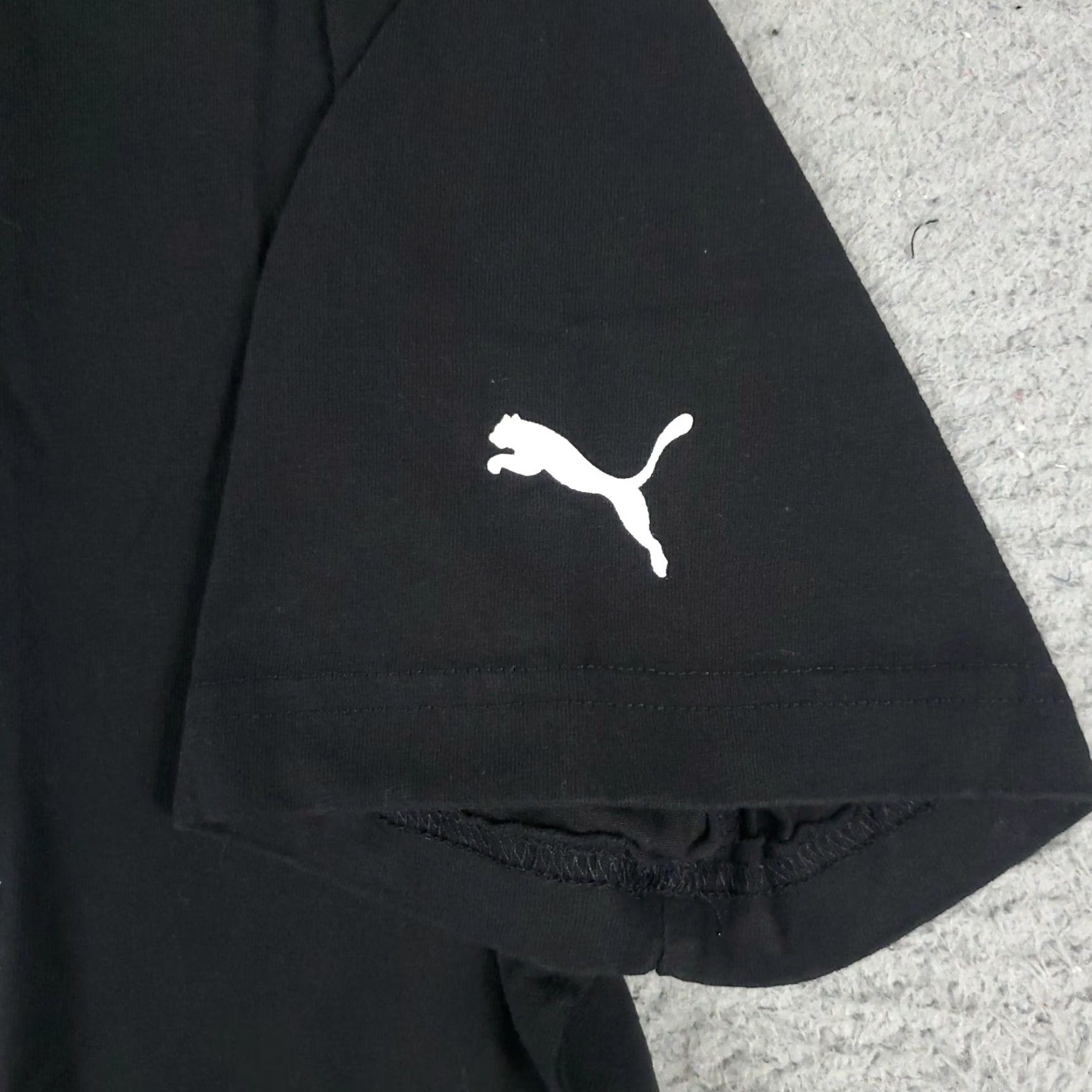 Puma PUMA T-Shirt Mens Size Large Black Logo Casual Short Sleeve Adult Size US L / EU 52-54 / 3 - 4 Thumbnail