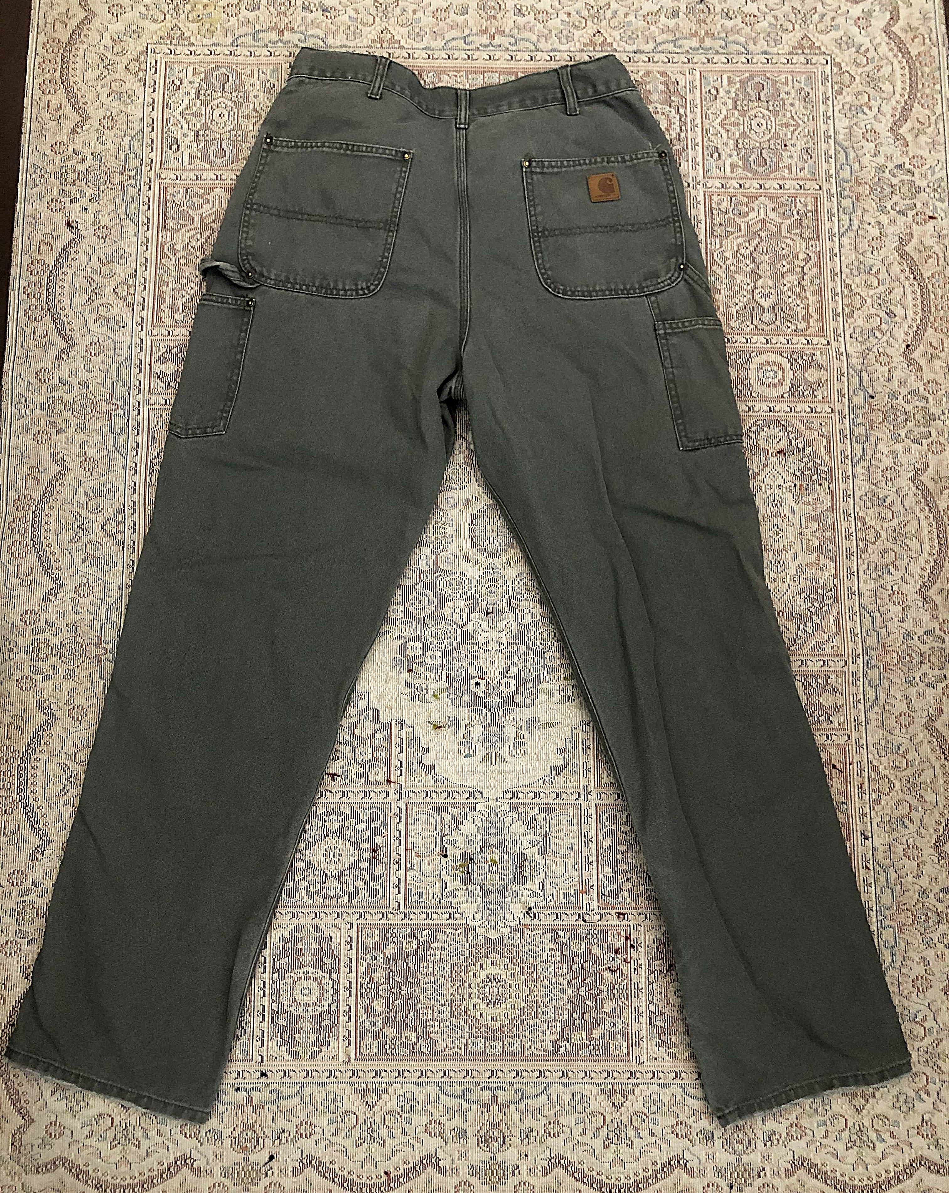 Carhartt Vintage 90s Carhartt Double Knee Pants 30x32 MOS Carpenter Size US 30 / EU 46 - 2 Thumbnail
