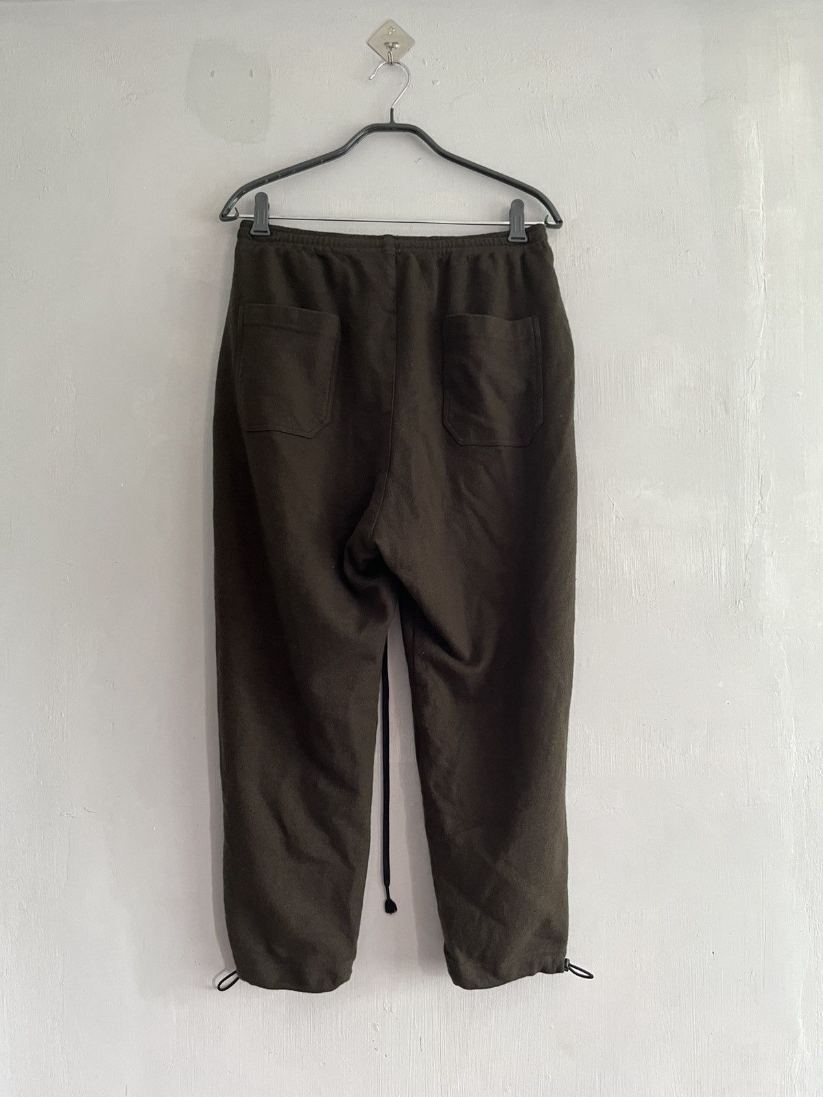 The Viridi-anne The Viridi-anne Wool Smooth Easy Pants In Army Green Size US 28 / EU 44 - 6 Thumbnail