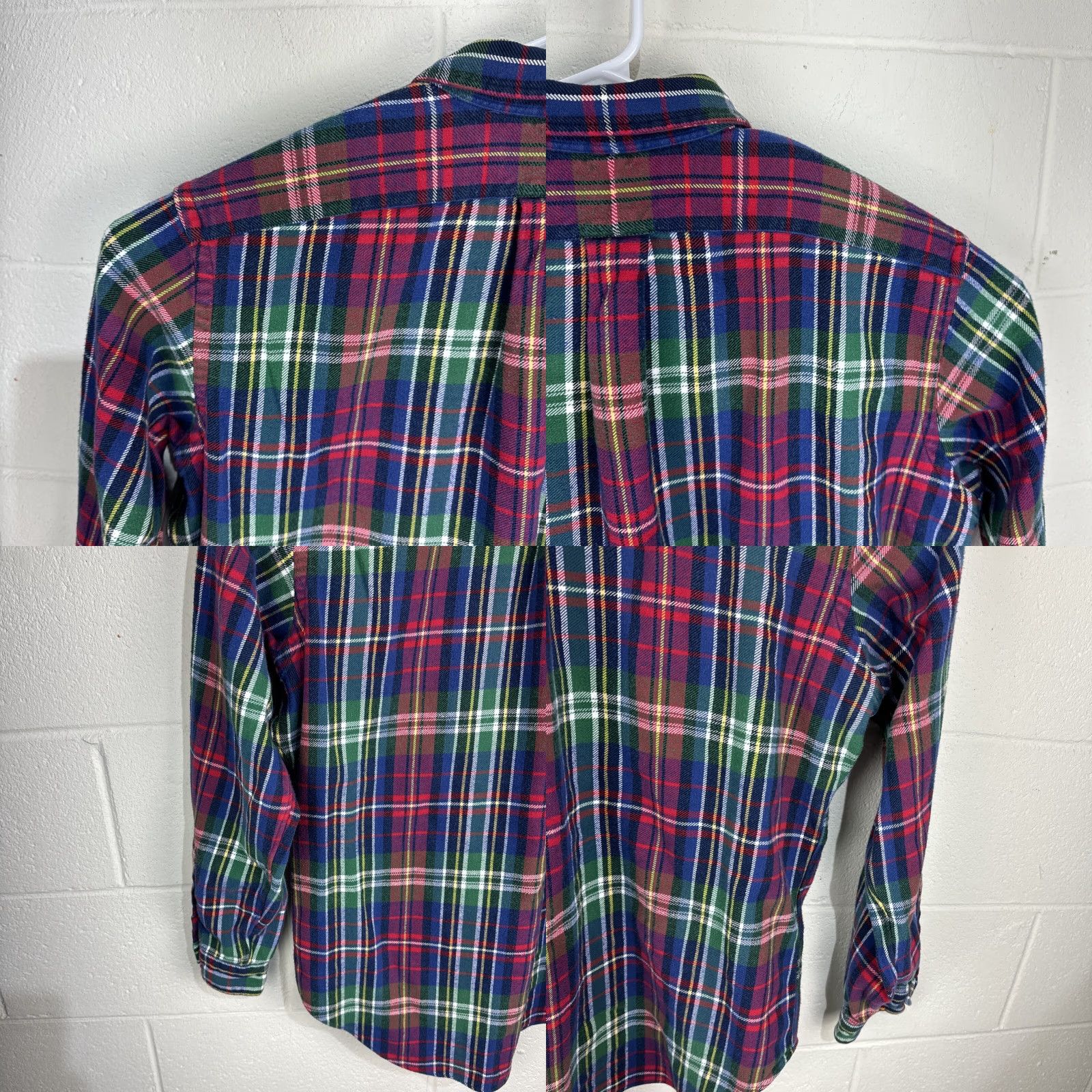 Ralph Lauren Ralph Lauren Classic Fit Plaid Flannel Shirt Men's XL Long Sleeve Red Blue Size US XL / EU 56 / 4 - 9 Thumbnail