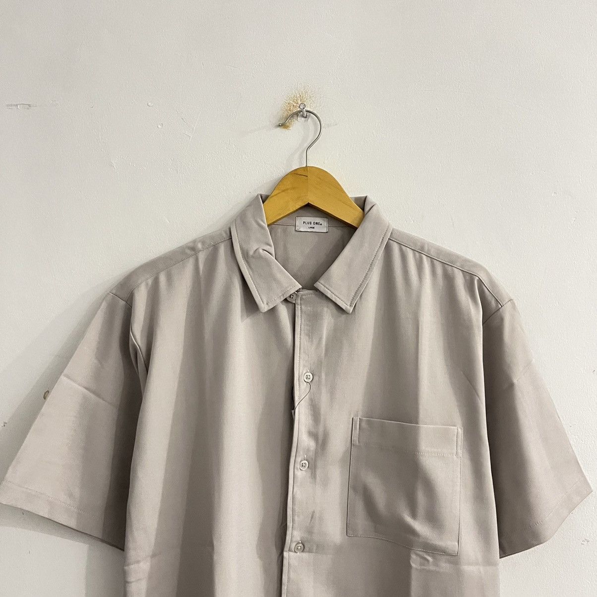 Issey Miyake Plus One - Basic Minimalist Button Up Shirt - Japanese Brand Size US L / EU 52-54 / 3 - 2 Thumbnail