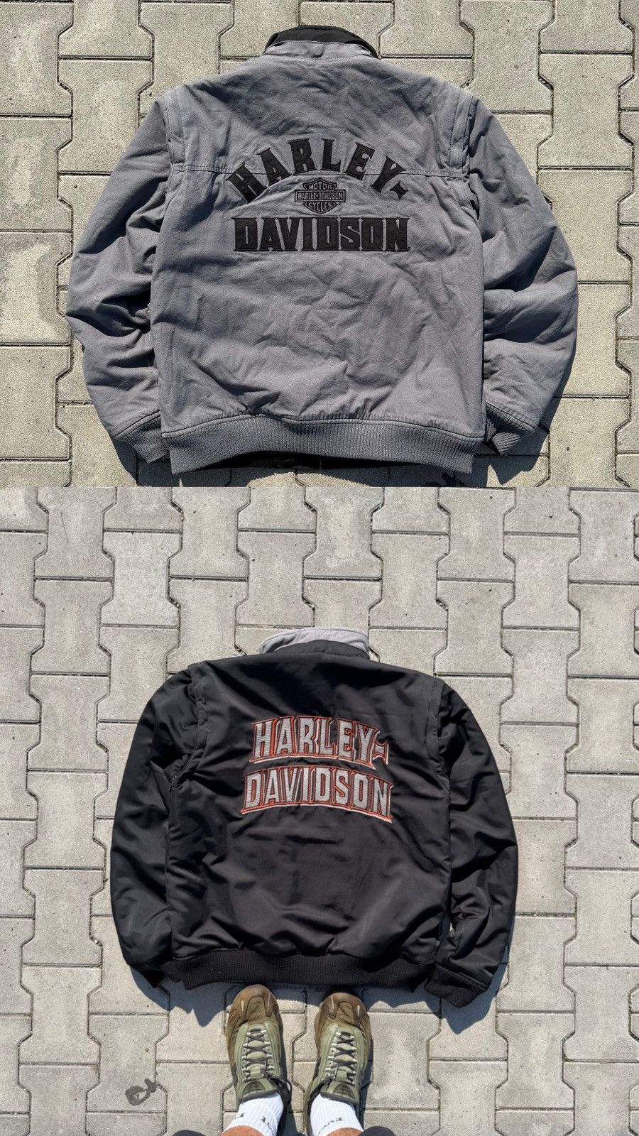 Harley Davidson Harley Davidson Rare Revisable Jacket 3 in 1 Streetwear Hype Size US L / EU 52-54 / 3 - 1 Thumbnail