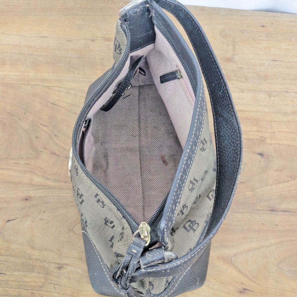 Dooney & Bourke Dooney & Bourke Signature Leather & Canvas Shoulder Bag Size ONE SIZE - 8 Thumbnail