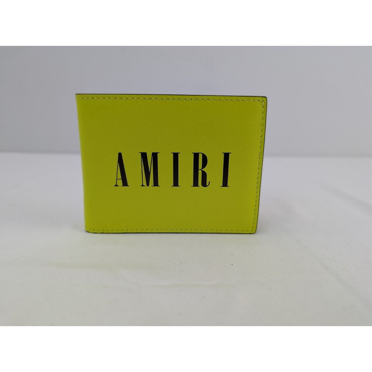 Amiri o1rshd1 Q:3 / Size: OS / Nappa Amiri Bifold Wallet in Yellow Size ONE SIZE - 12 Thumbnail