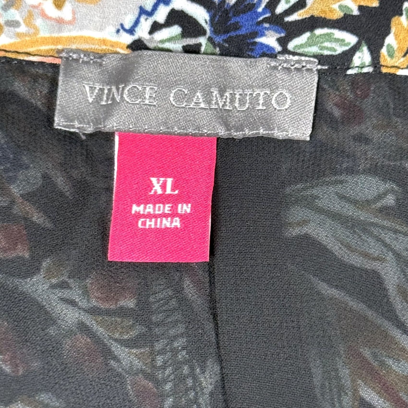 Vince Camuto Vince Camuto Skirt XL Paisley A-Line Long Multicolor Boho Chic Office Workwear 00s 70s Womens Size 40" / US 18 - 5 Thumbnail