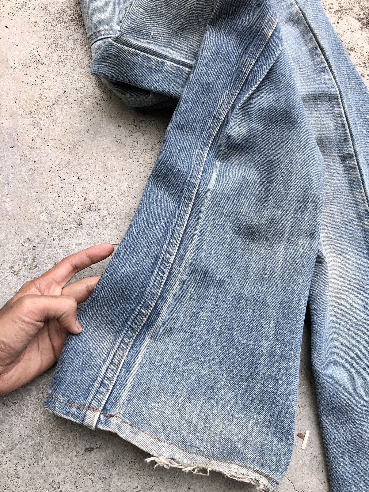 Levi's FLARED‼️‼️VINTAGE 70s LEVIS 646 ORANGE TAB Size US 31 - 6 Thumbnail