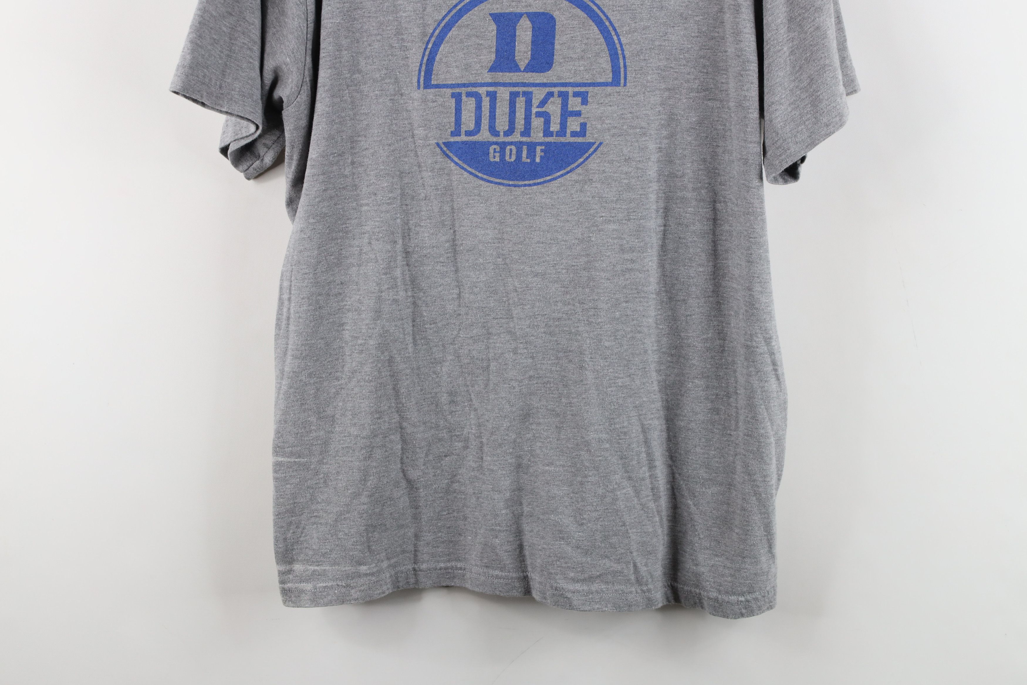 Nike × Vintage Nike Duke University Golf Short Sleeve T-Shirt Heather Gray Size XL / US 12-14 / IT 48-50 - 3 Thumbnail