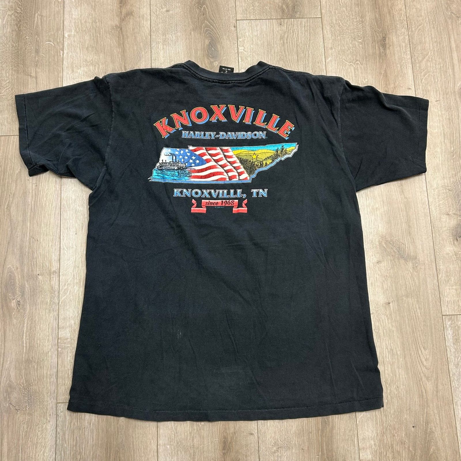 Harley Davidson 1995 Harley Davidson Knoxville Vintage Tee T Shirt Size XL Size US XL / EU 56 / 4 - 7 Thumbnail