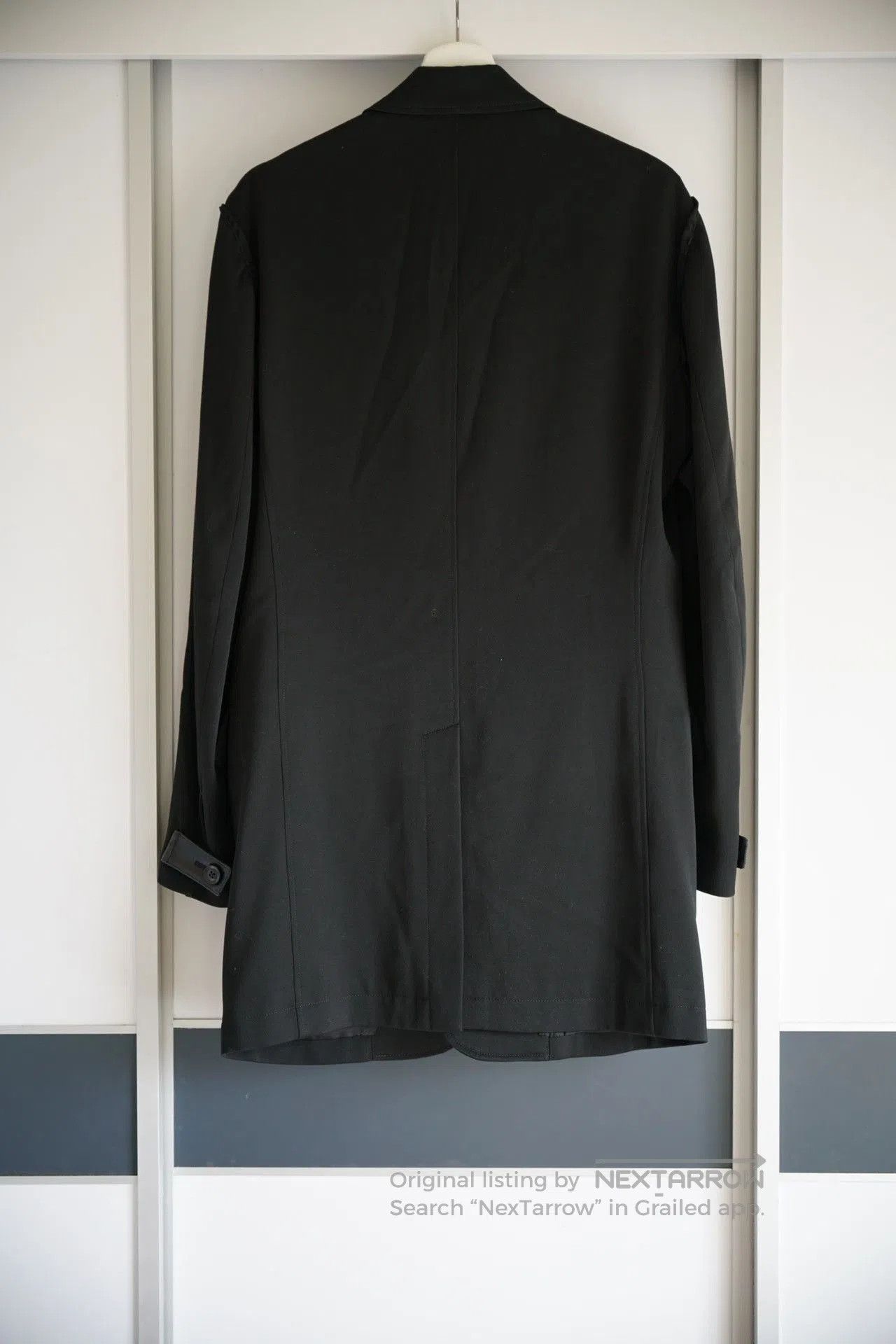 Yohji Yamamoto yamamoto black suit jacket with pleats. Size US M / EU 48-50 / 2 - 2 Thumbnail