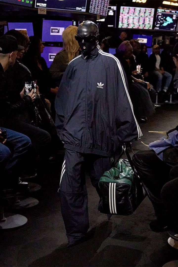 Balenciaga 🔥RARE $2.2K VALUE🔥 x Adidas Nylon Tracksuit Jacket Size US XXL / EU 58 / 5 - 6 Thumbnail