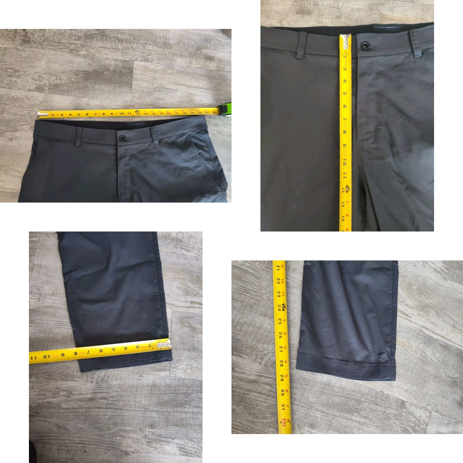 Nike Nike Dri-Fit UV Men's Standard Fit Golf Chino Pants DA4089-070 Gray 40x29 Size US 40 / EU 56 - 8 Thumbnail