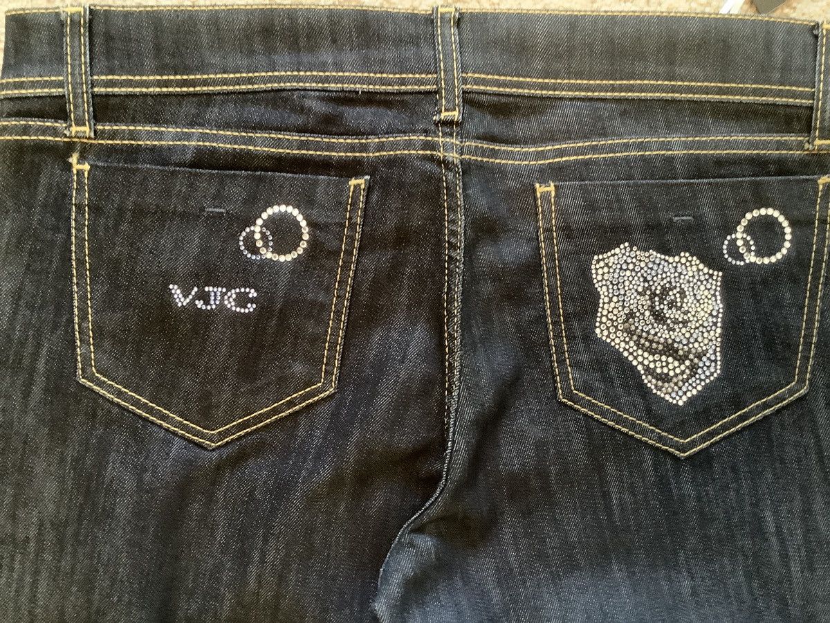 Versace Jeans Couture Rare Versace diamante embellished jeans- New with tags Size 31" - 12 Thumbnail