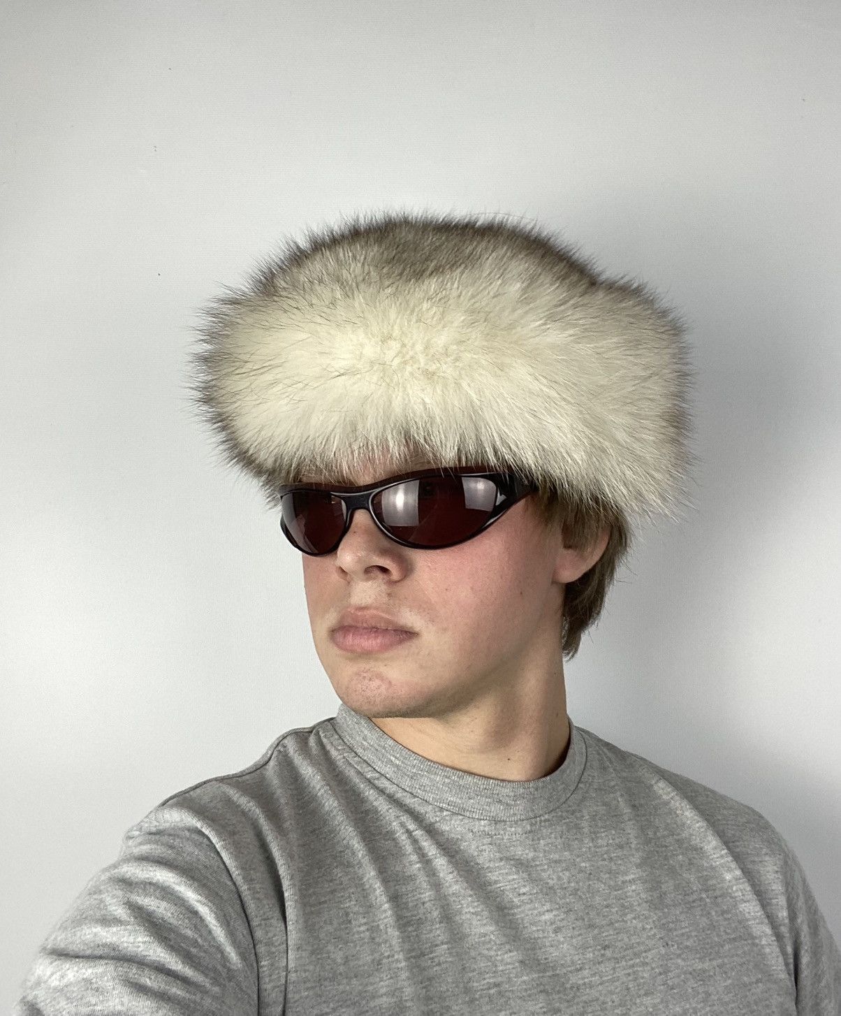 Japanese Brand Vintage Mohair Fuzzy Ushanka Y2K Opium Hype Rare Size ONE SIZE - 1 Thumbnail