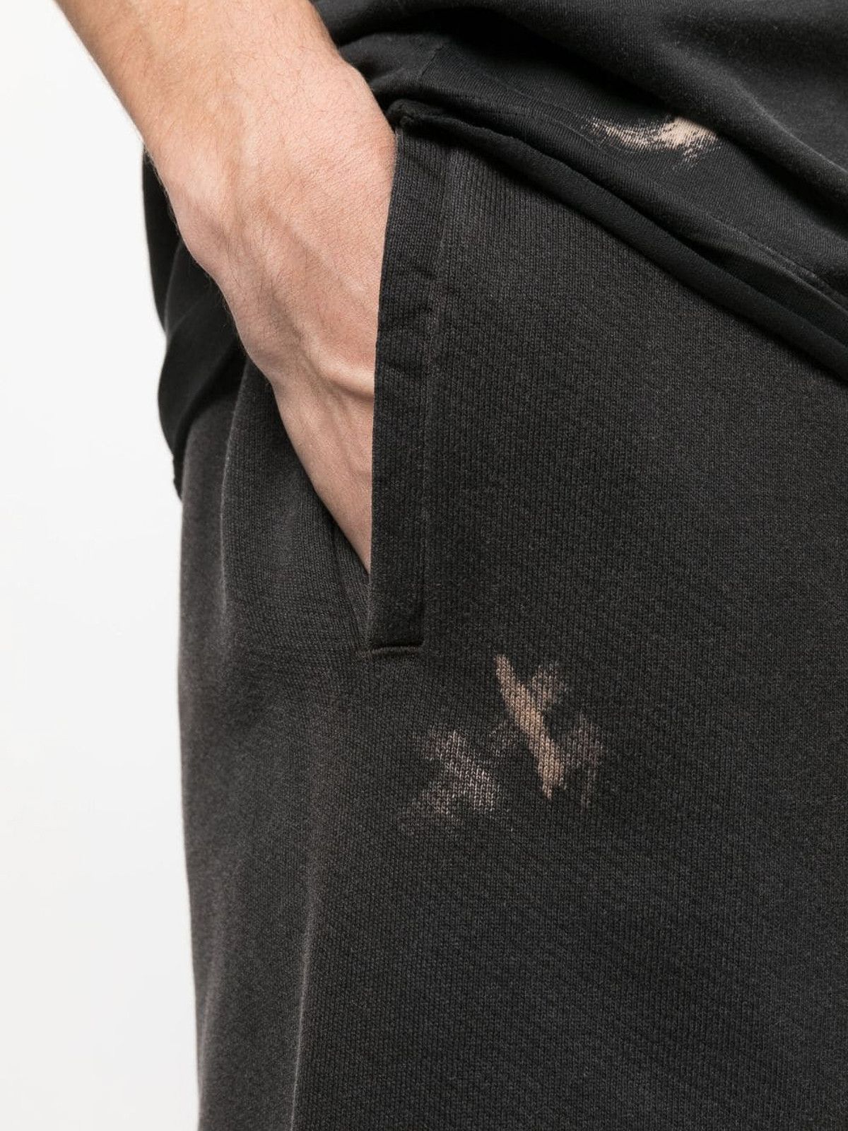 Off-White o1gr1nt0425 Wave Off Sweatshorts in Black Size US 36 / EU 52 - 3 Thumbnail