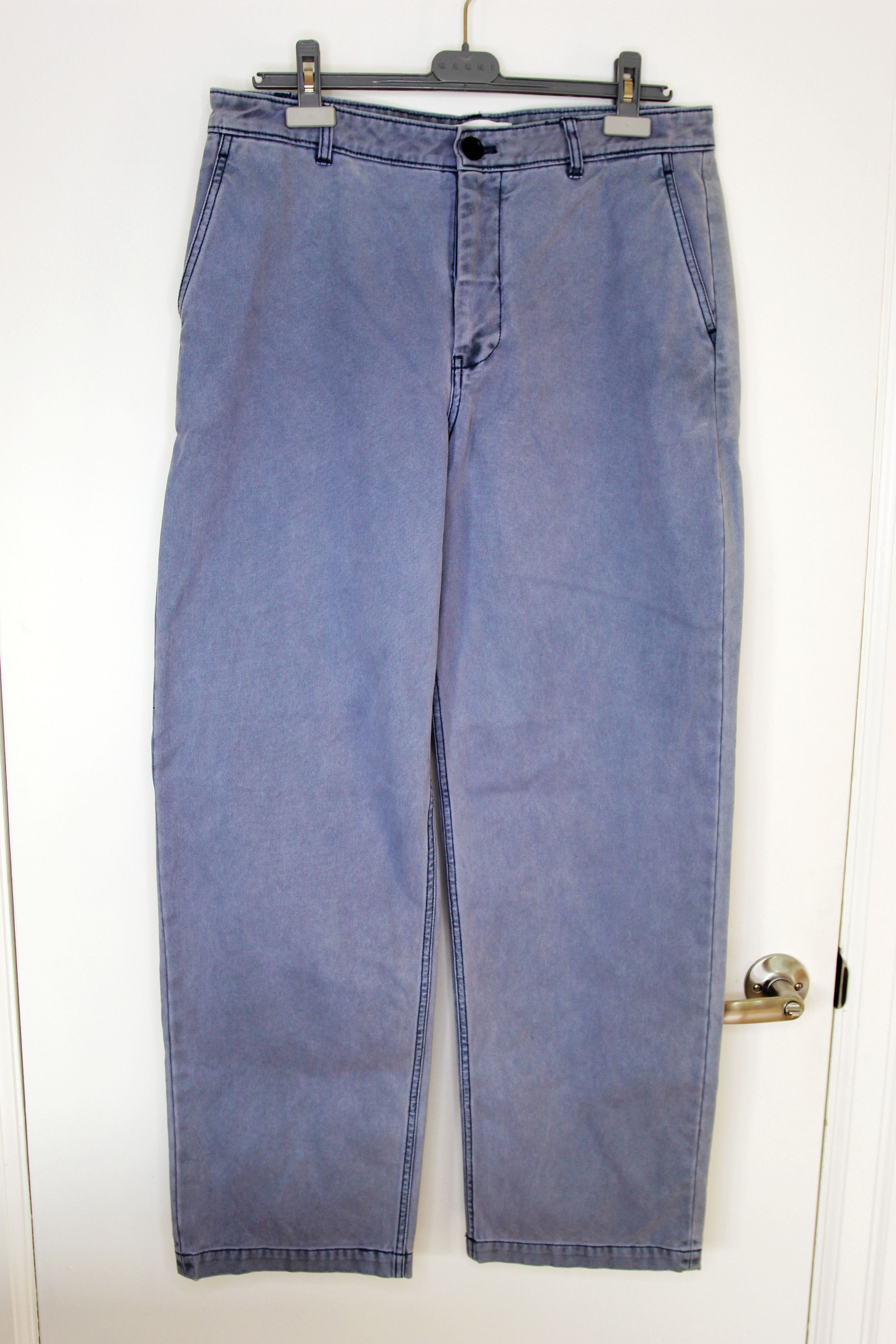 Wood Wood BNWT SS25 WOOD WOOD MUTED CANVAS LOOSE FIT PANTS 50 Size US 34 / EU 50 - 2 Thumbnail