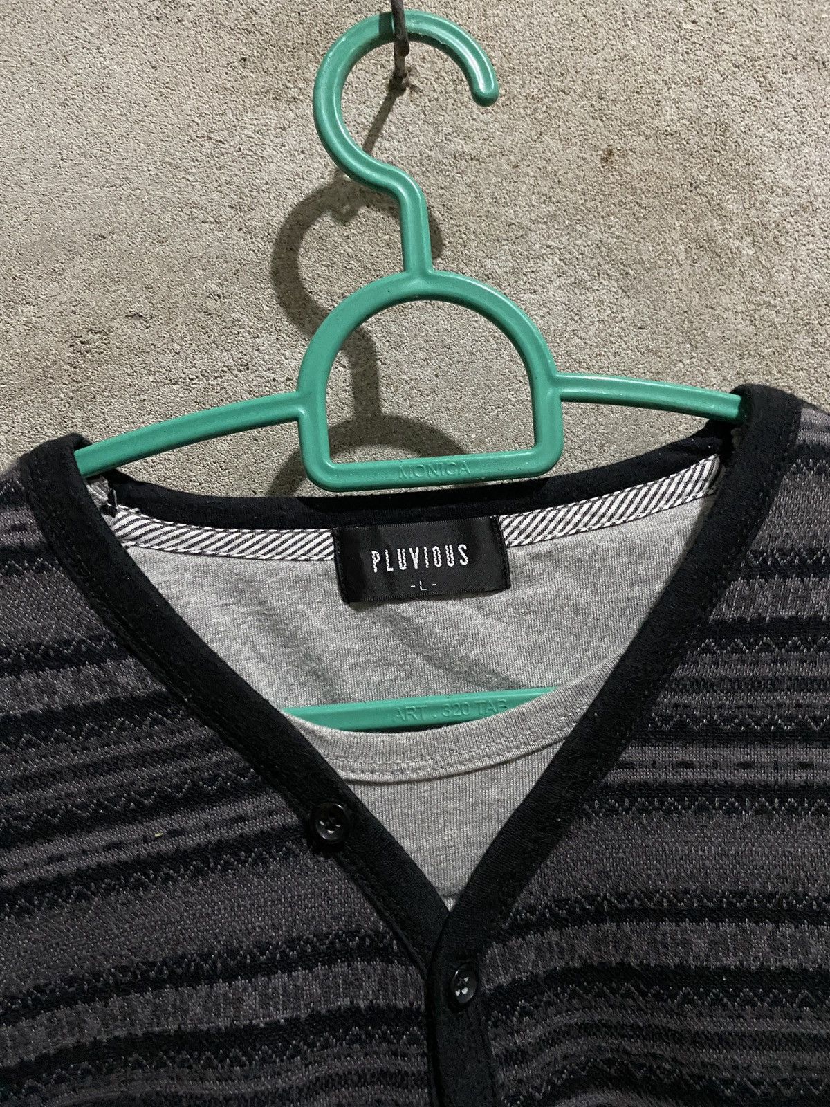 If Six Was Nine × Japanese Brand × Le Grande Bleu (L.G.B.) longsleeve Pluvious navajo stripe LGB Style Size US L / EU 52-54 / 3 - 3 Thumbnail
