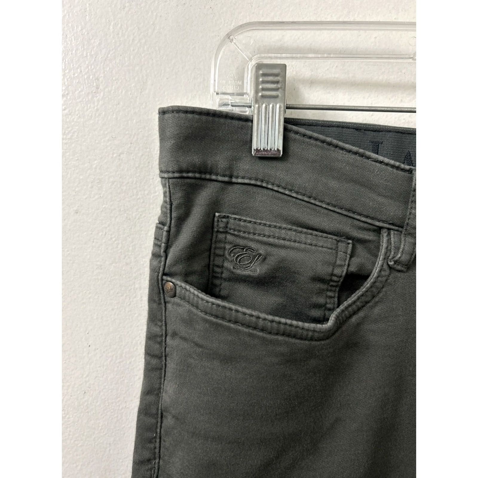 English Laundry English Laundry Pants Mens 34 Gray Chino 34x32 Charcoal Grey Pocket Stretch Size US 34 / EU 50 - 5 Thumbnail