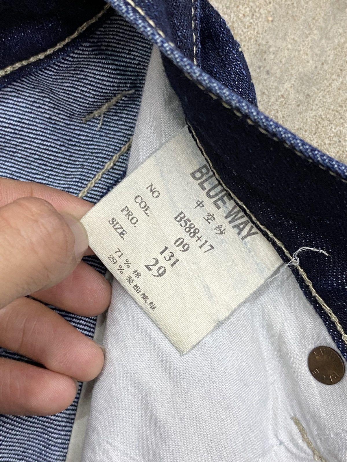 Japanese Brand × Le Grande Bleu (L.G.B.) 💥Bindding Offer💥 Rare blue way jeans Size US 28 / EU 44 - 5 Thumbnail