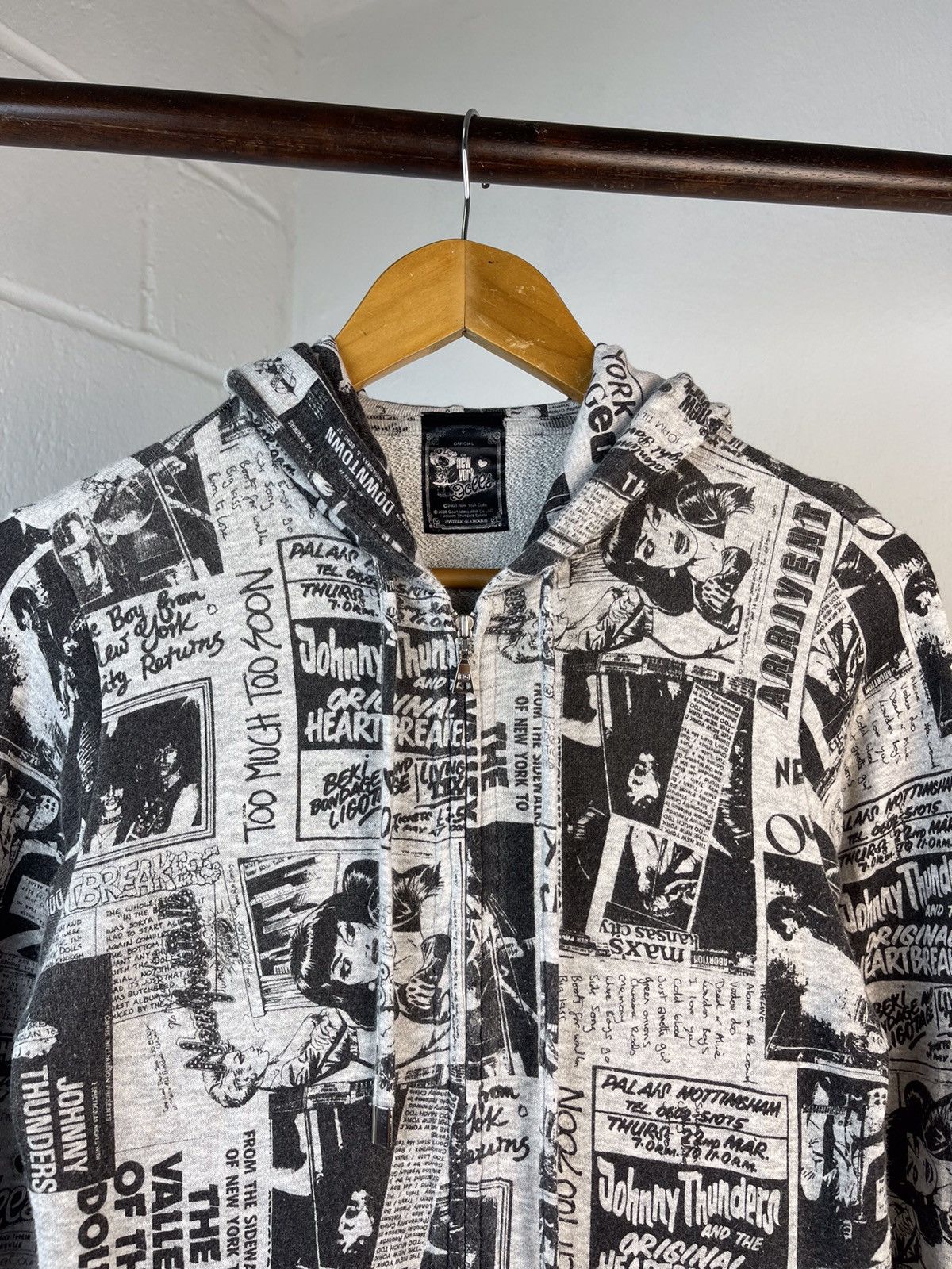 Hysteric Glamour Hysteric Glamour X NewYork Doll Zip Fullprint Hoodie Size US S / EU 44-46 / 1 - 8 Thumbnail