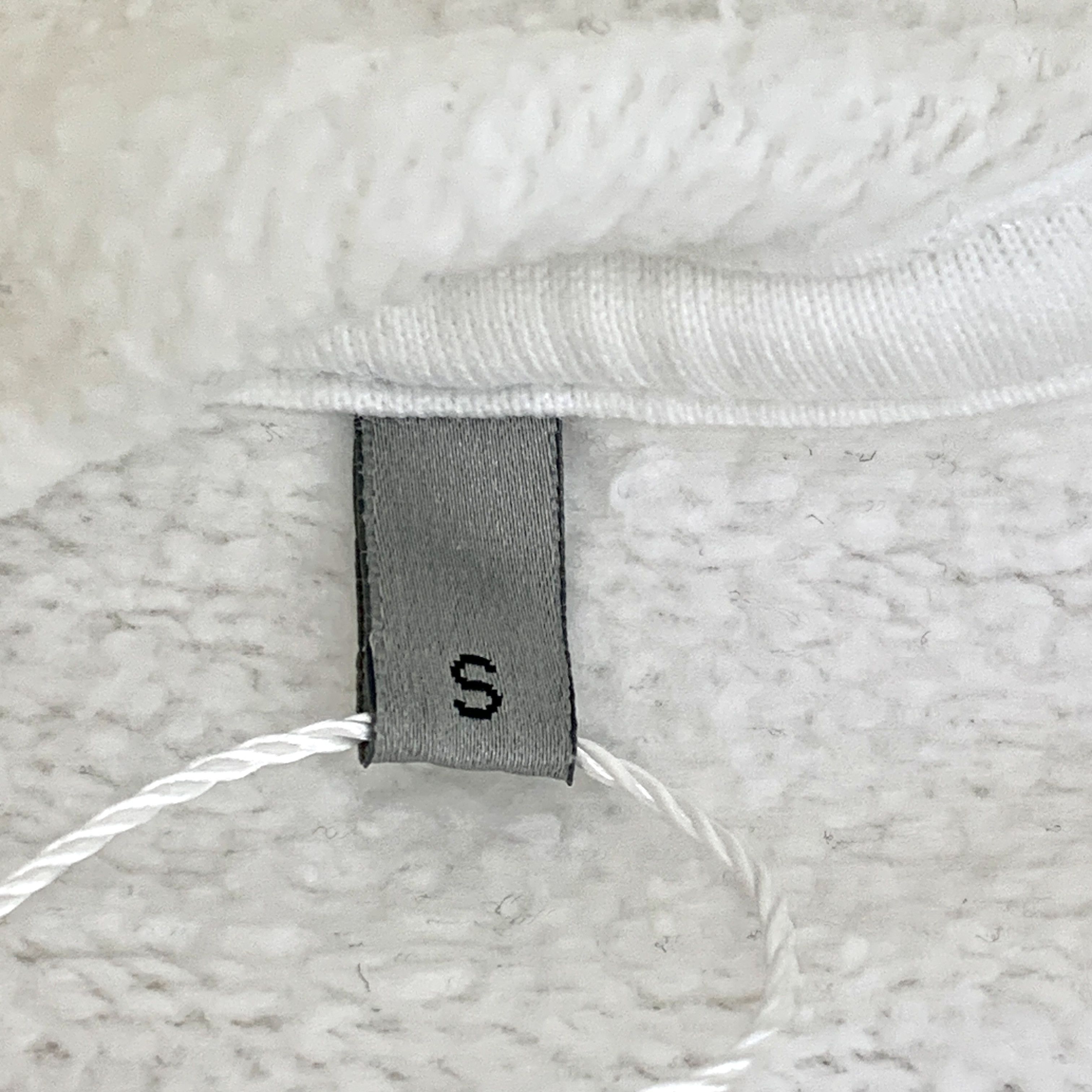 Dior Dior White Cotton Drawstring Hoodie with Logo (Size S) Size S / US 4 / IT 40 - 4 Thumbnail