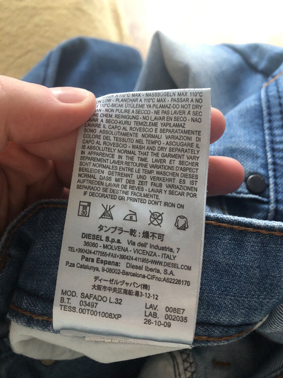 Diesel × Vintage DIESEL THANAZ QUALITY DESIGNER DENIM PANTS JEANS Size US 30 / EU 46 - 9 Thumbnail