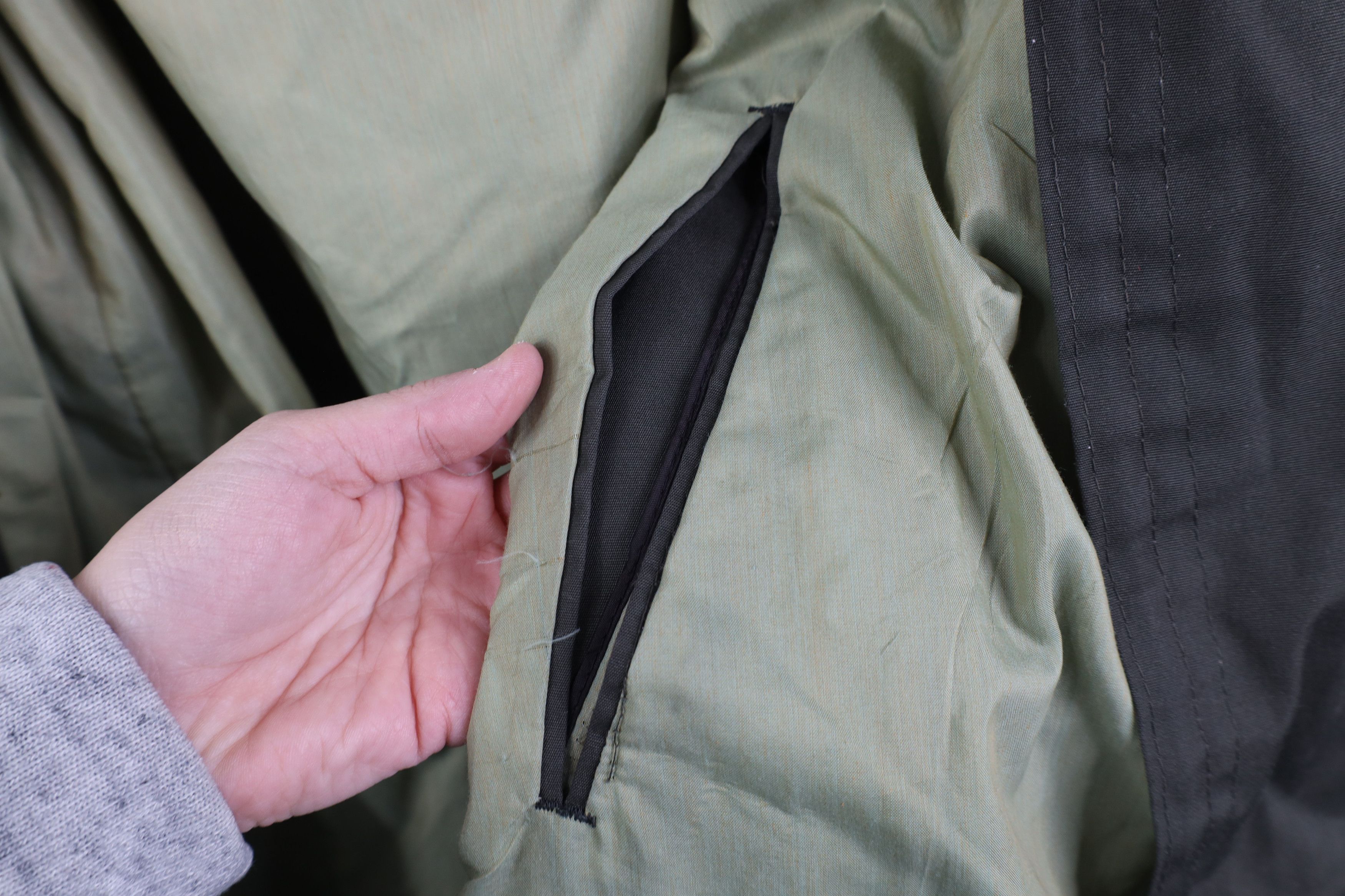 Vintage Vintage 50s 60s Streetwear Trench Coat Rain Jacket Green USA Size US XL / EU 56 / 4 - 13 Thumbnail