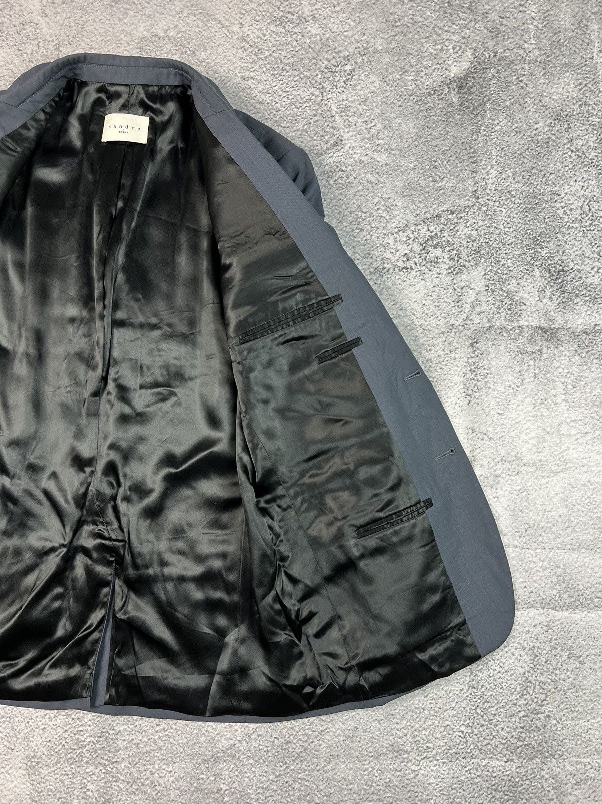 Designer × Sandro Sandro Paris luxury blazer jacket Size 52S - 8 Thumbnail