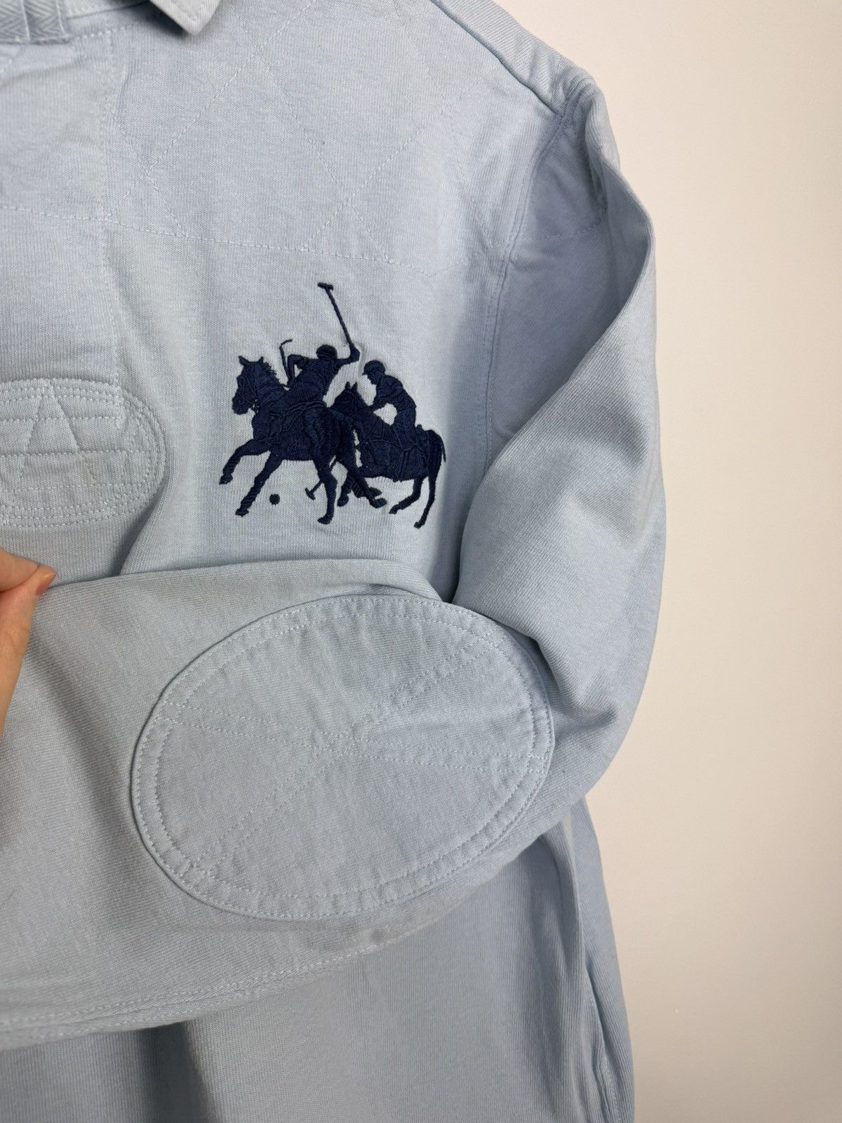Polo Ralph Lauren Polo Ralph Lauren Rugby Chief Keef Vintage Baby Blue Size US M / EU 48-50 / 2 - 3 Thumbnail