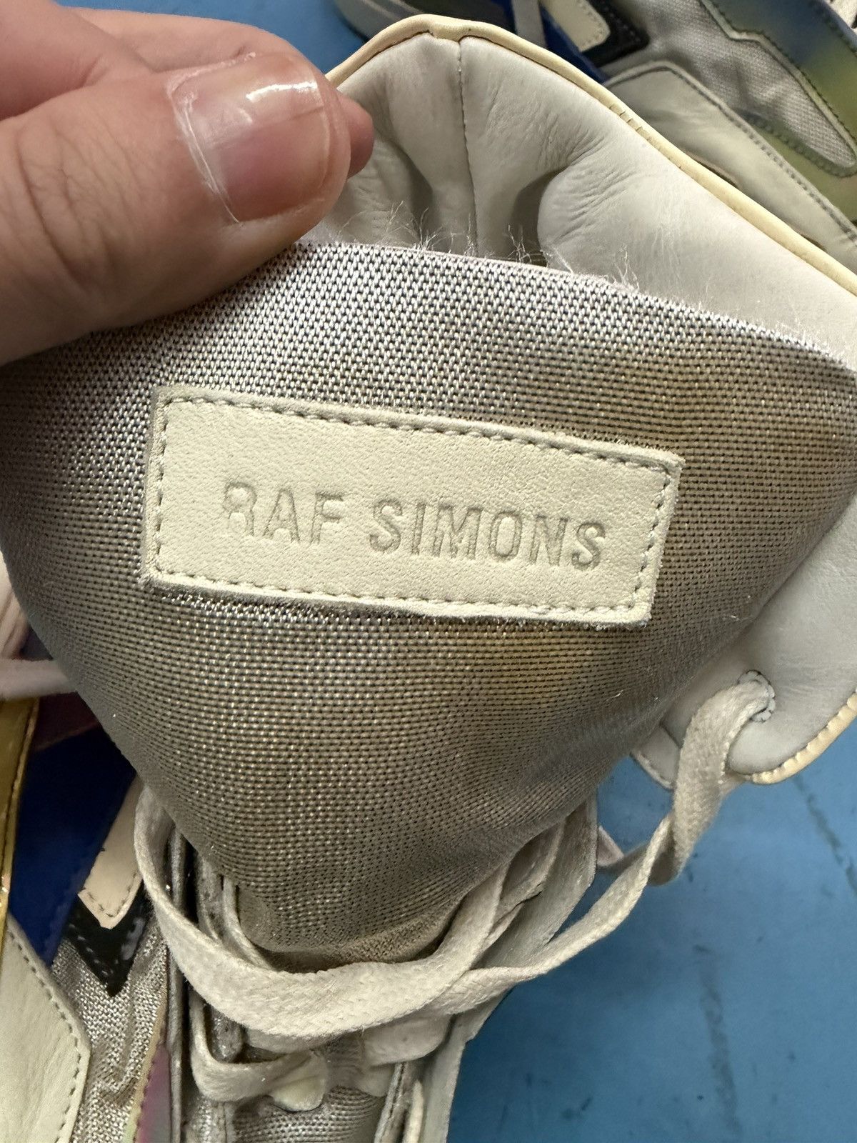 Raf Simons RAF SIMONS SS13 HOLOGRAPHIC SNEAKERS Size US 12 / EU 45 - 4 Thumbnail
