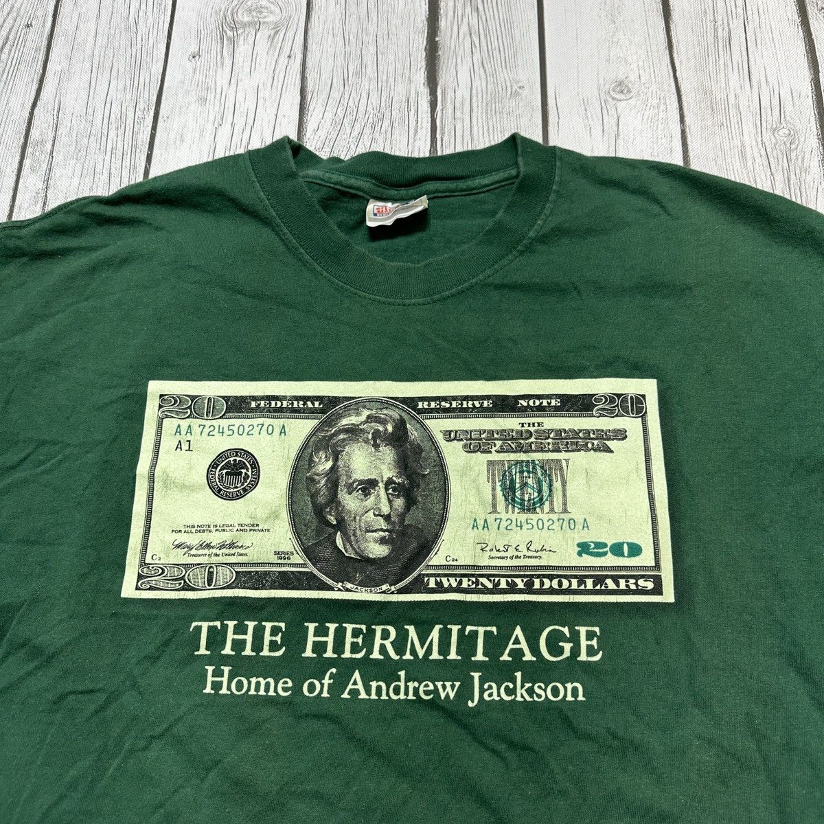 Hanes × Vintage Vintage Andrew Jackson tee Size US XL / EU 56 / 4 - 3 Thumbnail