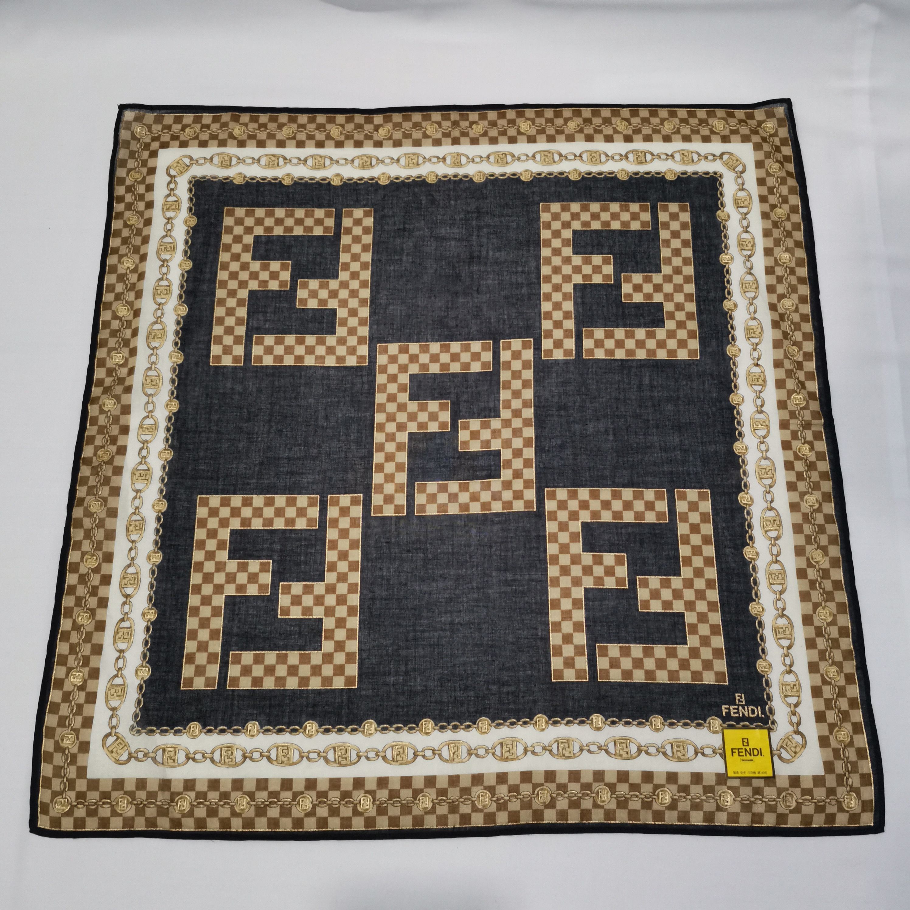 Fendi FENDI HANDKERCHIEF/ BANDANA/ SCARF Size ONE SIZE - 4 Thumbnail
