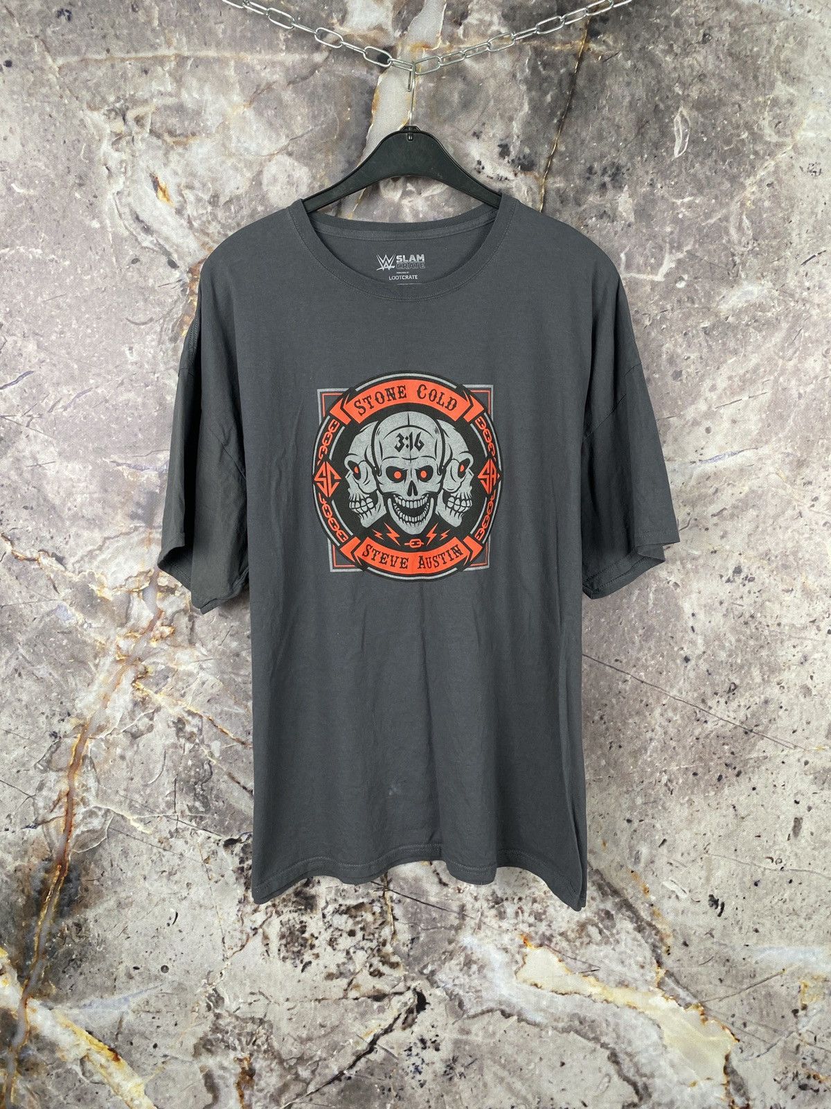 WWE Men’s Stone Cold Steve Austin T-Shirt Wrestling Size XXL Size US XXL / EU 58 / 5 - 1 Thumbnail