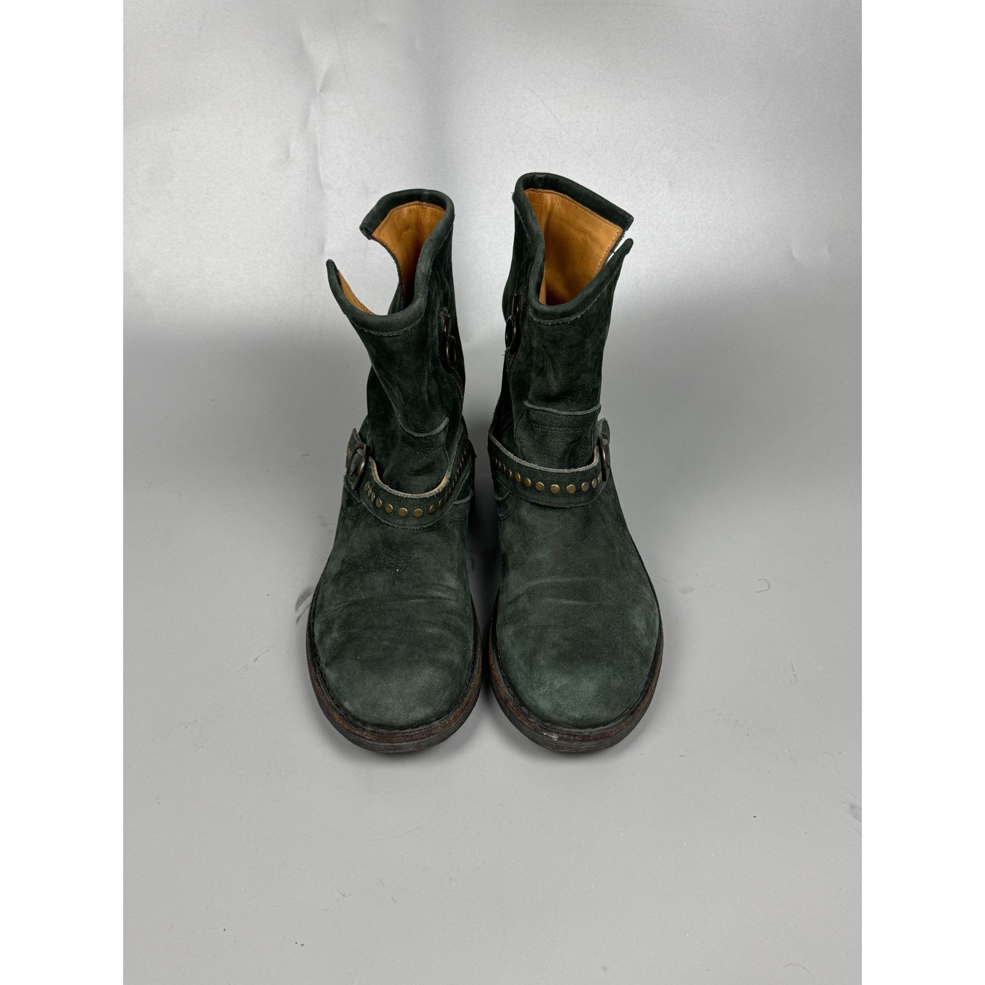 Fiorentini + Baker Florentini + Baker Distressed Suede Ankle Boots (Y1175) Size US 6.5 / EU 39-40 - 3 Thumbnail