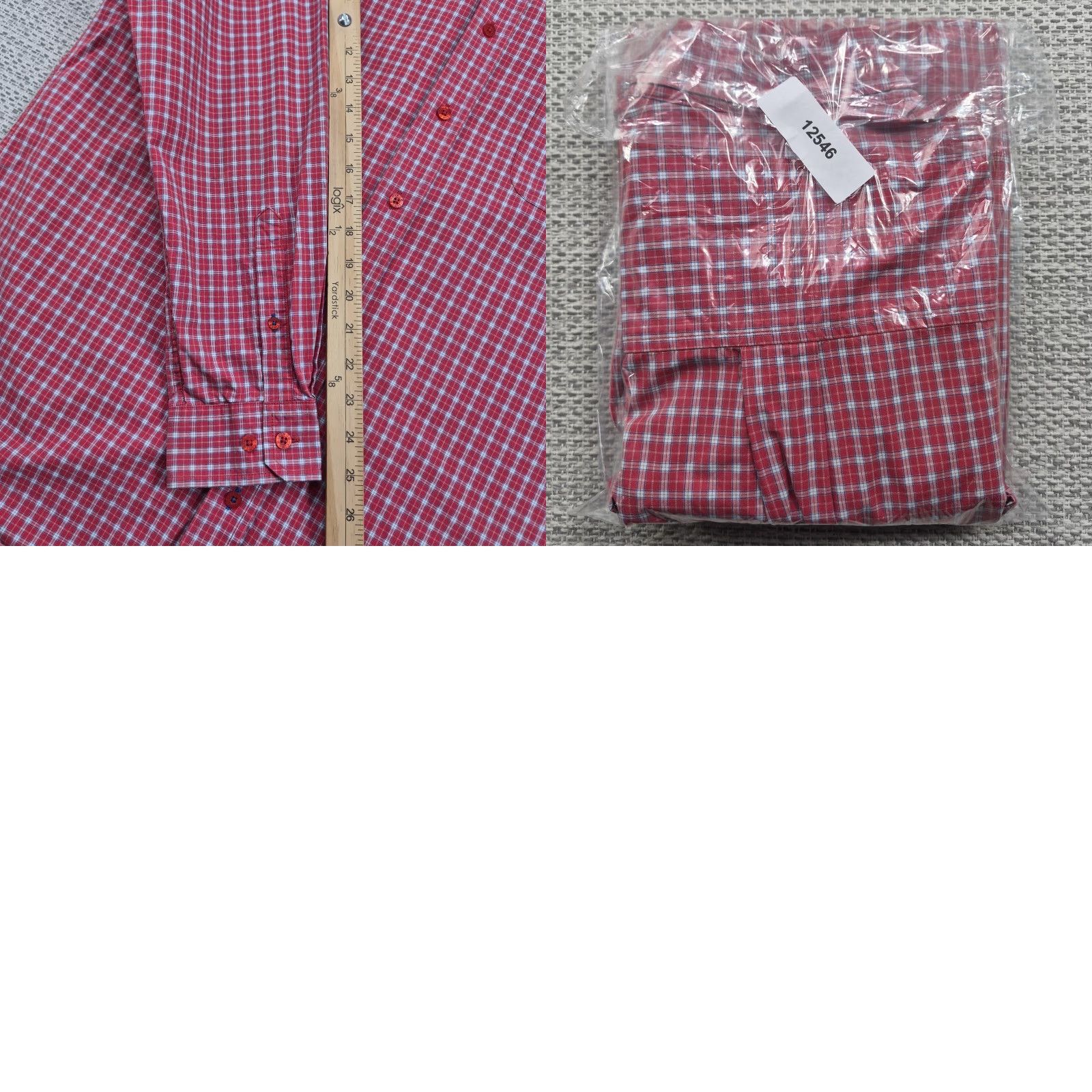 Vintage Cinch Shirt Mens Medium Red Plaid Long Sleeve Button-Up Western Casual Cowboy Shirt Size US M / EU 48-50 / 2 - 9 Thumbnail