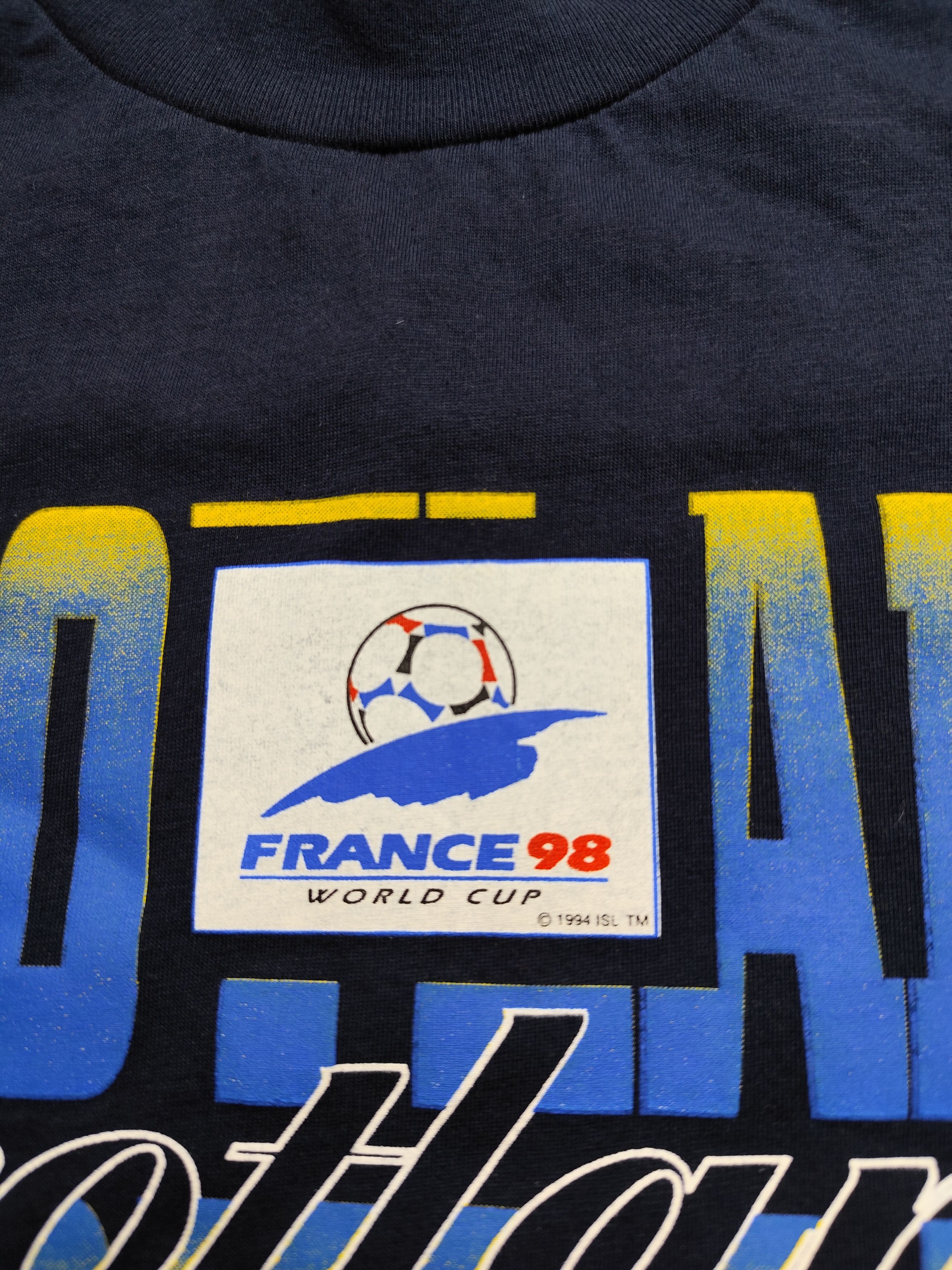 Vintage Vintage 1998 France World Cup Scotland Team t shirt Size US L / EU 52-54 / 3 - 3 Thumbnail