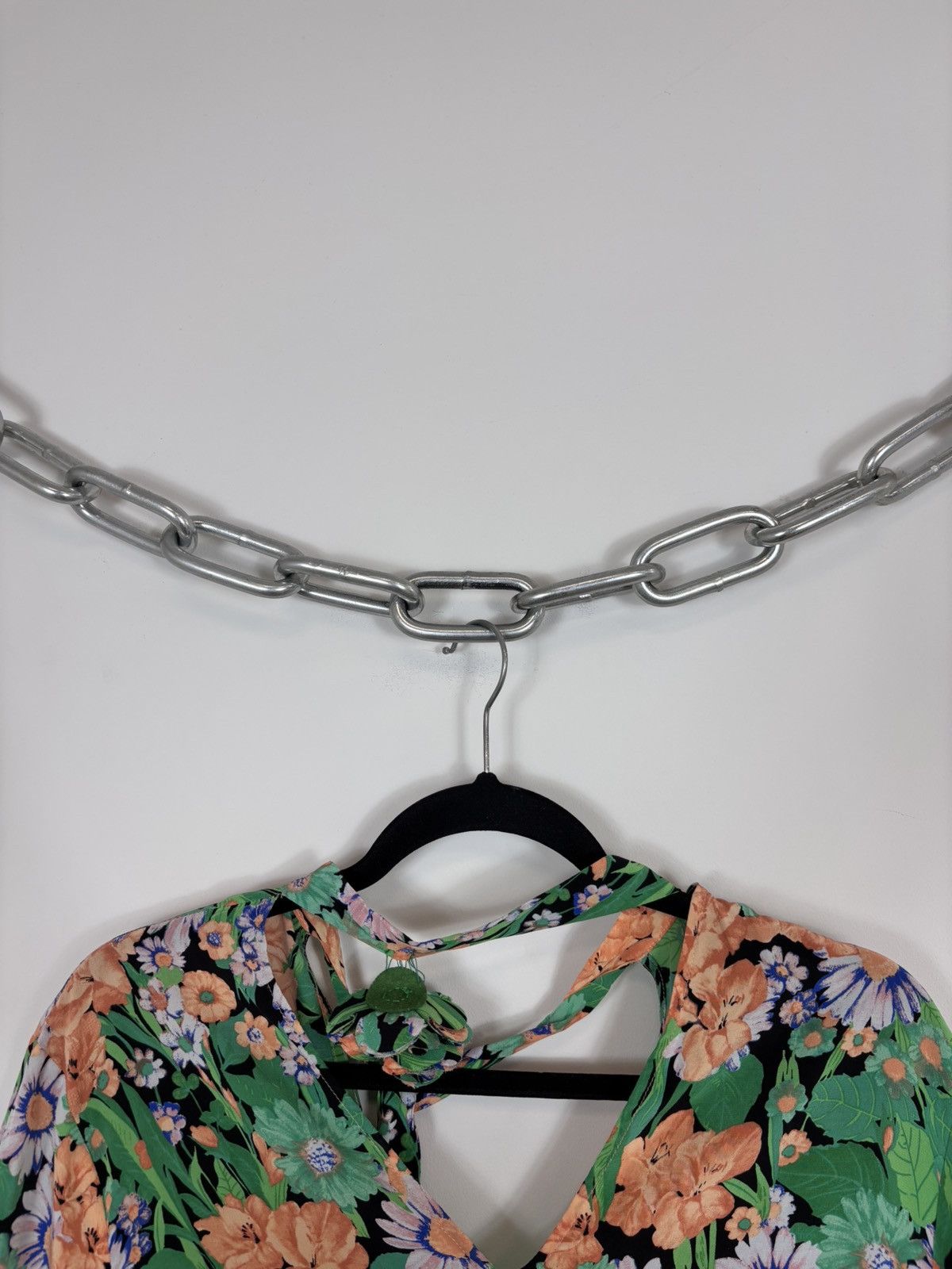 Sandro Sandro NWT Women’s Reda Floral Print Boho Silk Blouse Top Size S / US 4 / IT 40 - 3 Thumbnail