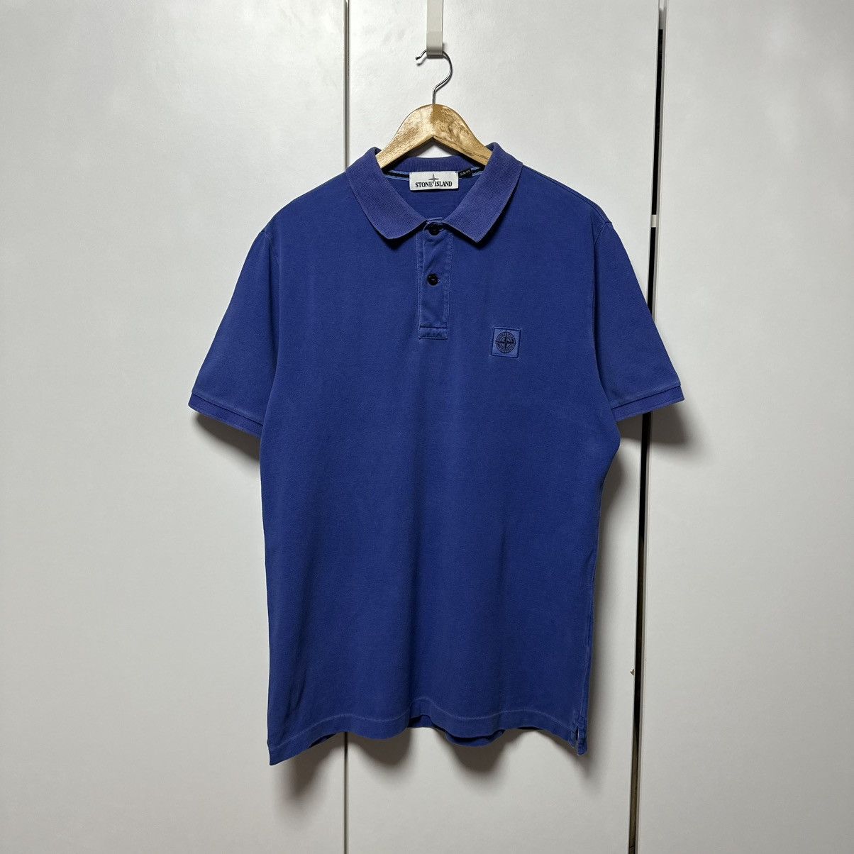 Stone Island ST Stone Island Polo Shirt Streetwear Vintage Size US XL / EU 56 / 4 - 1 Thumbnail