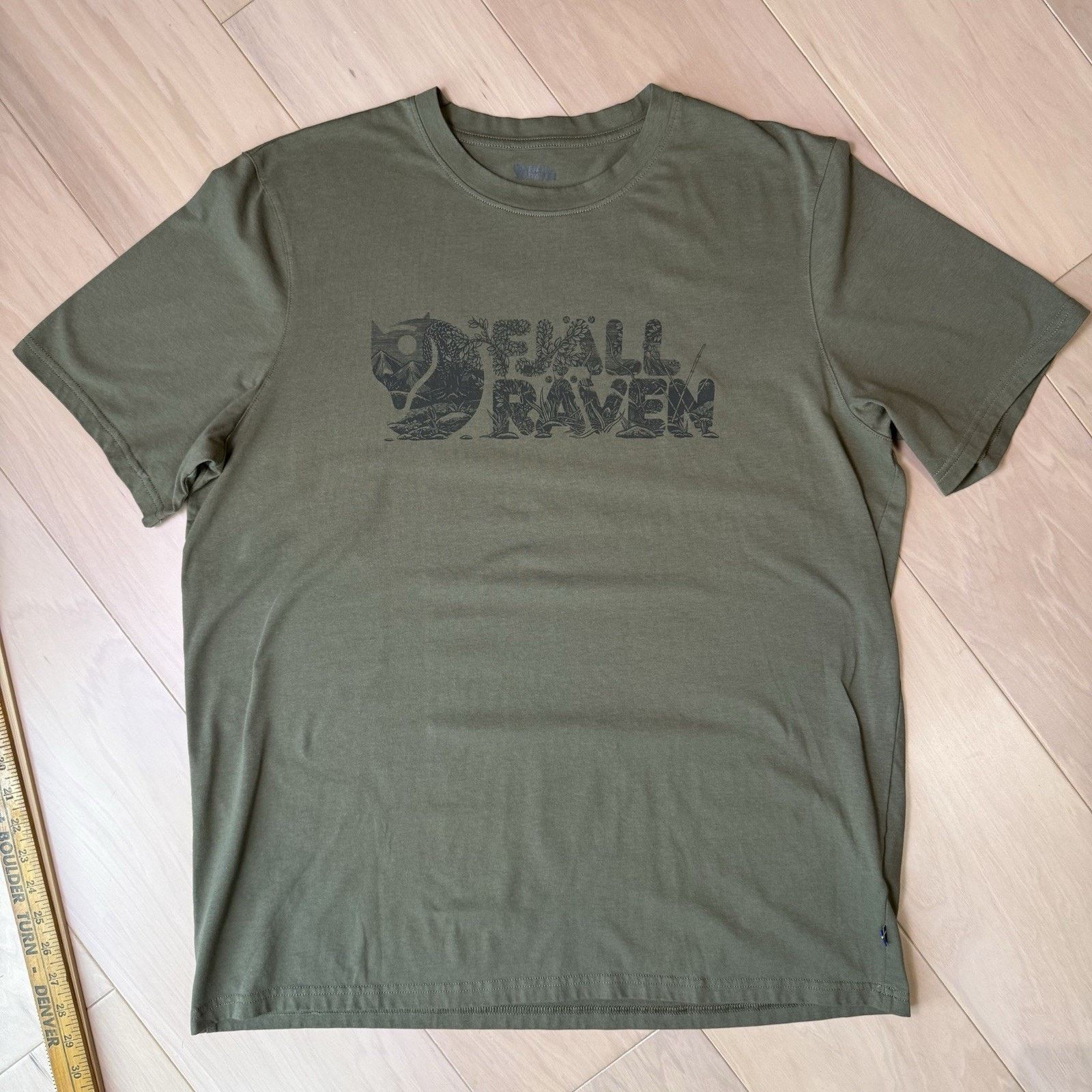 Fjallraven Fjallraven Lush Logo Shirt XL Green Hiking Outdoors Size US XL / EU 56 / 4 - 3 Thumbnail