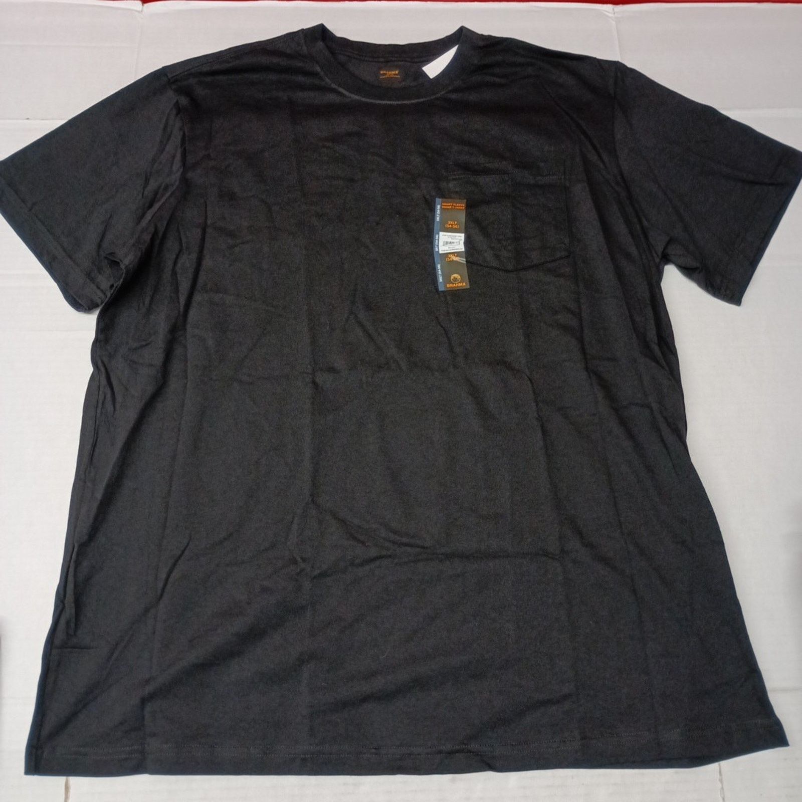 Other 2 Brahma Short Sleeve Work T-Shirt 3XLT 54-56 Black Pocket Size US XXL / EU 58 / 5 - 2 Thumbnail