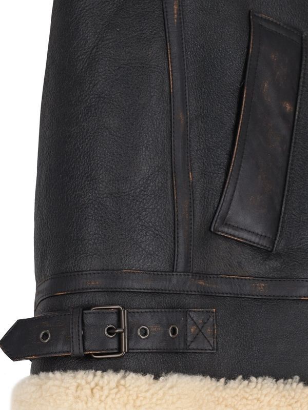 Saint Laurent Paris o1bcso1str1125 Avaitor Jacket in Dark Brown Size XS / US 0-2 / IT 36-38 - 7 Thumbnail